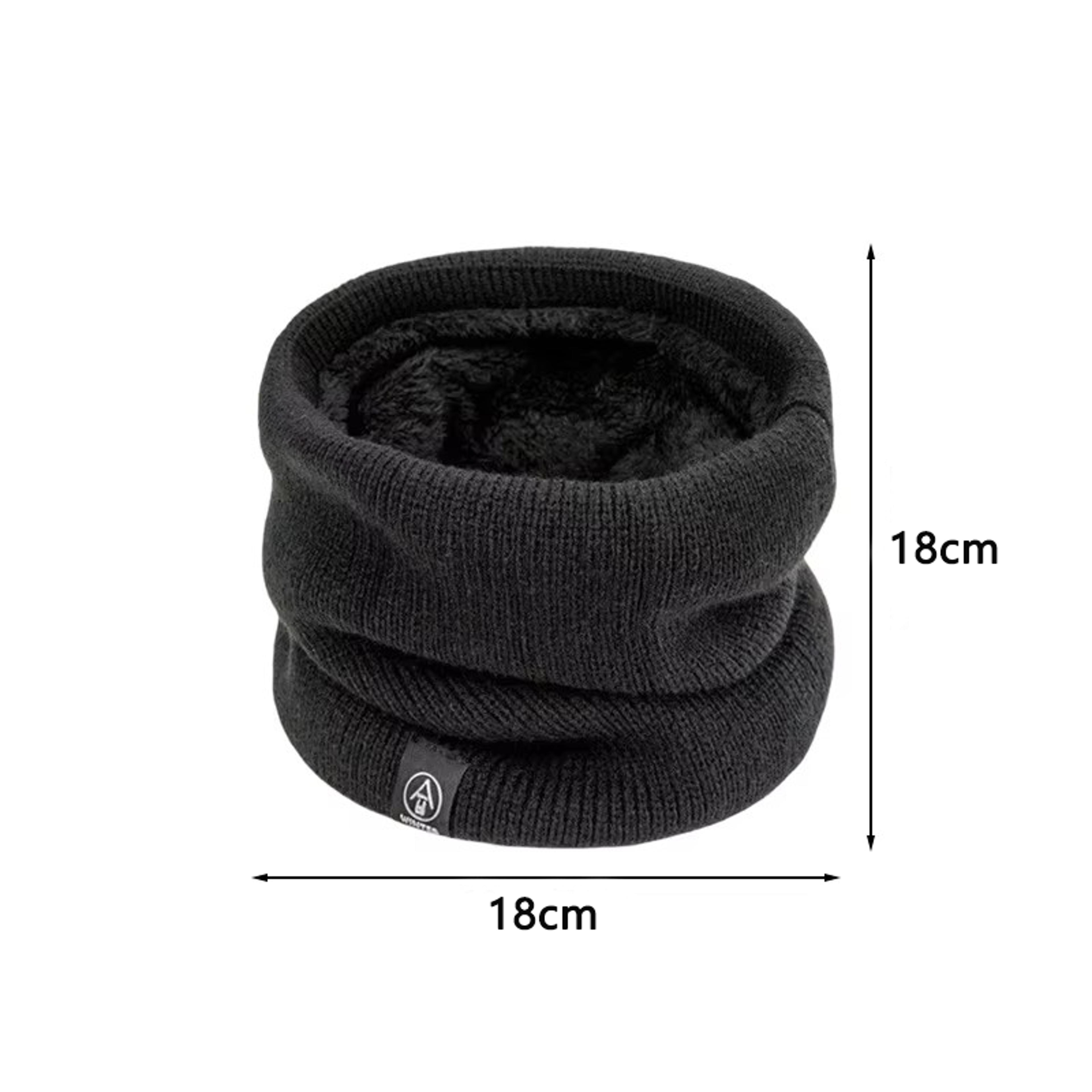 Outdoor Sport Tube Scarf Warm Knitted Scarf Thickened Plush Windproof Winter Neck Gaiter Coldproof  4