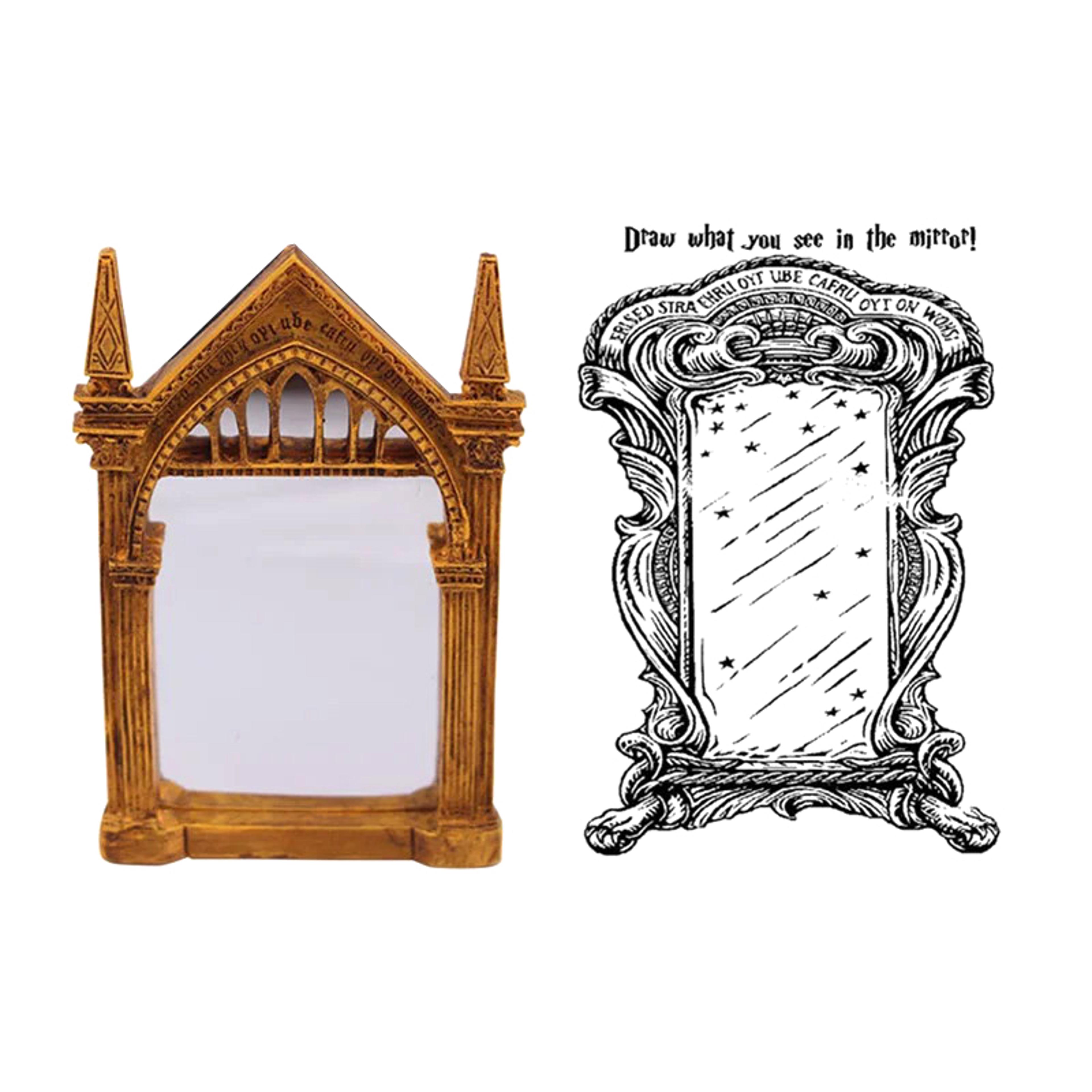 Decor Wizarding Witchy Items Mirror Of Erised Standing Bookshelf Wizard Home Decor Magical Objects