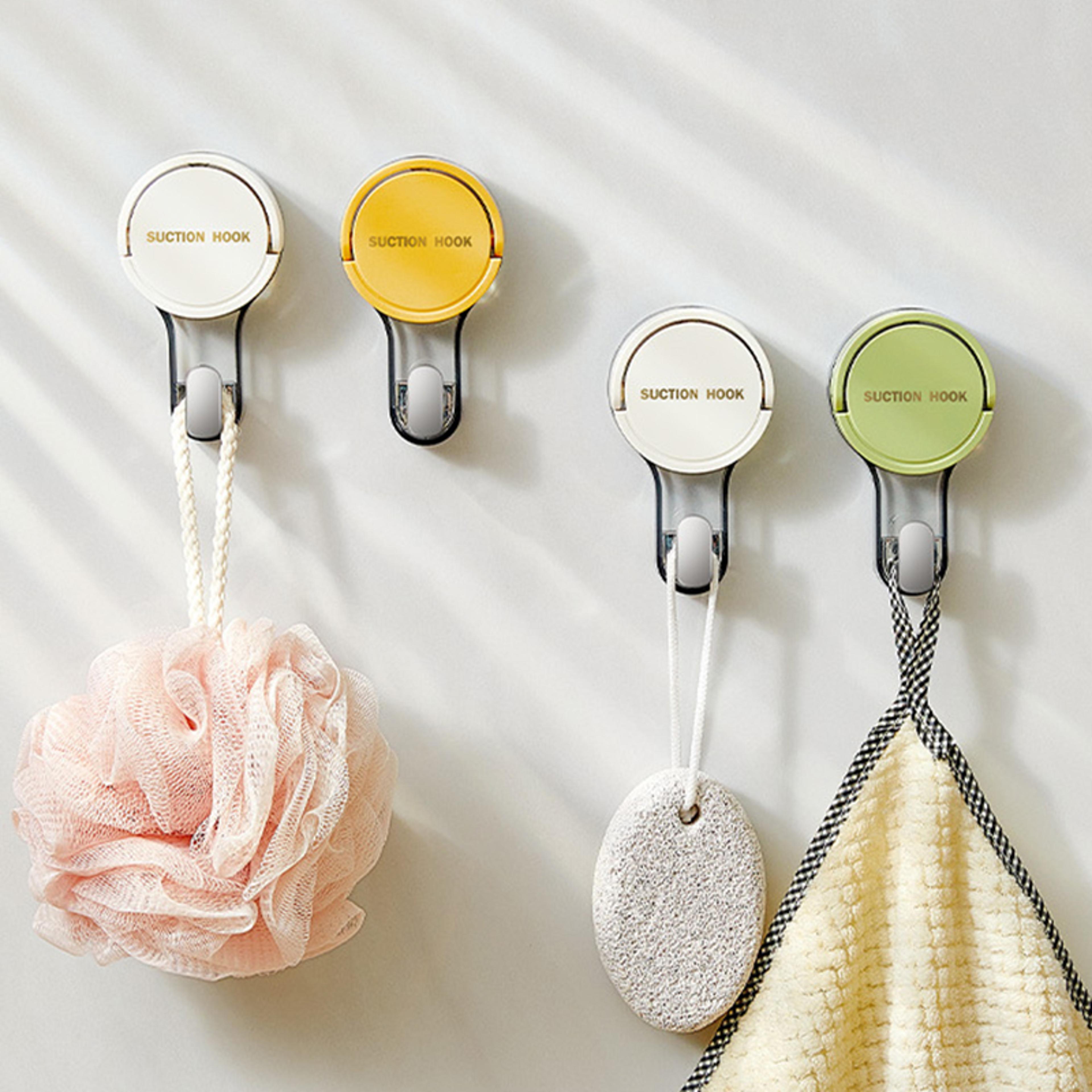 Reusable Towel Clothes Hanger Hook Suction Cup Hooks No Punching Wall Hooks For Bathroom Kitchen Be 0