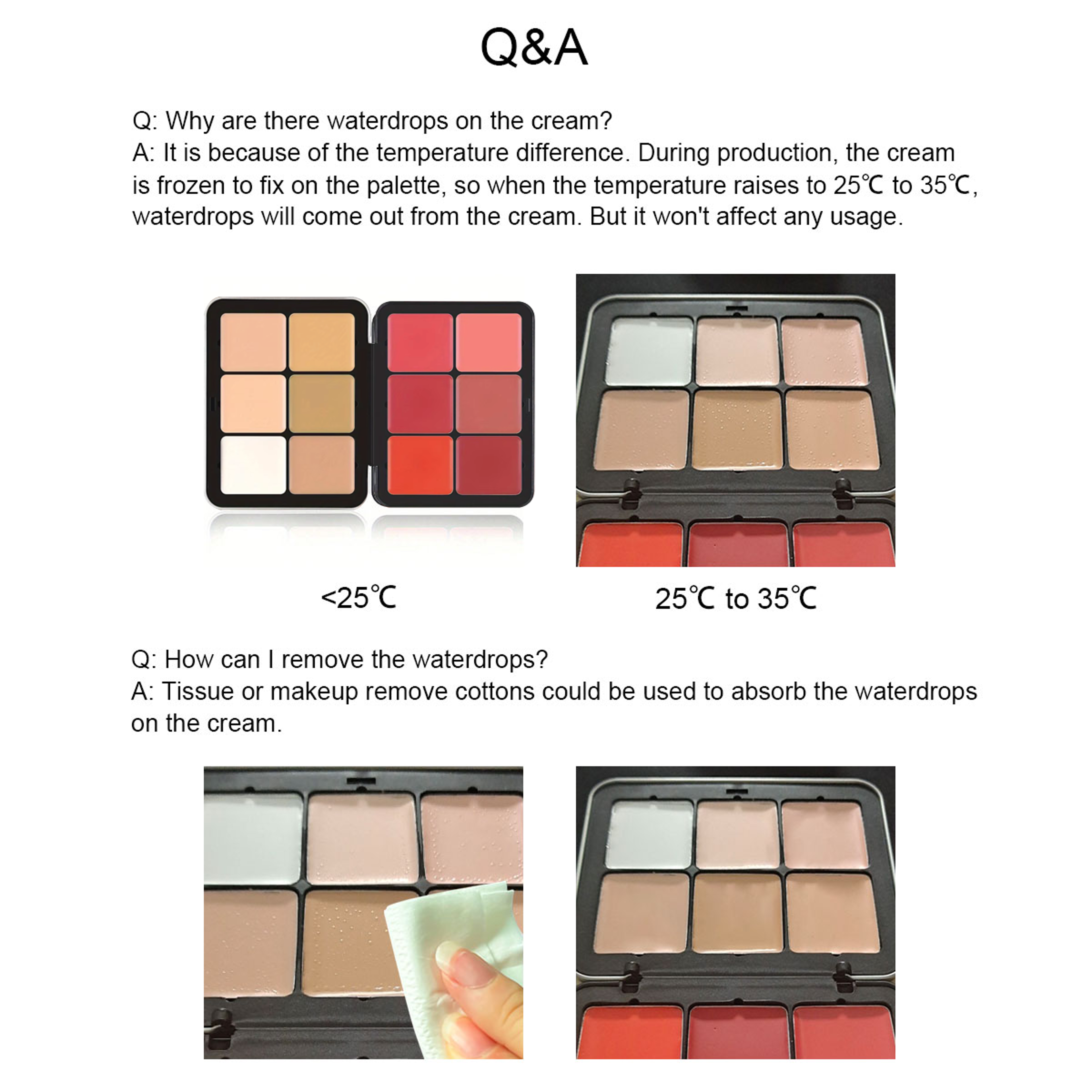 12Color Iron Box Concealer Blush Cream Palette Matte Contour  Highlight Makeup 3