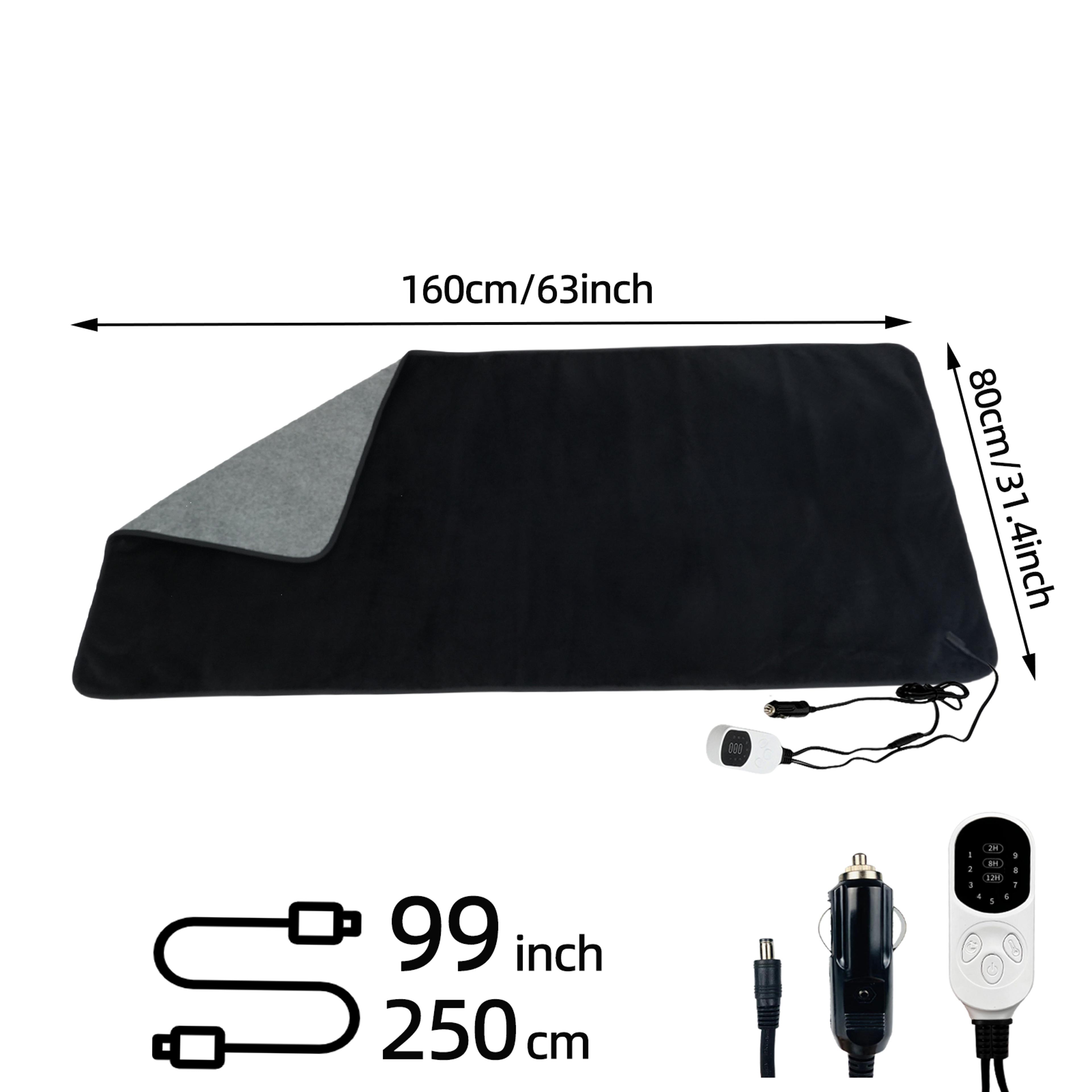 Heated Car Blanket Heating Pad Power Cord With Adjustable Timer And 9 Heating Levels 4