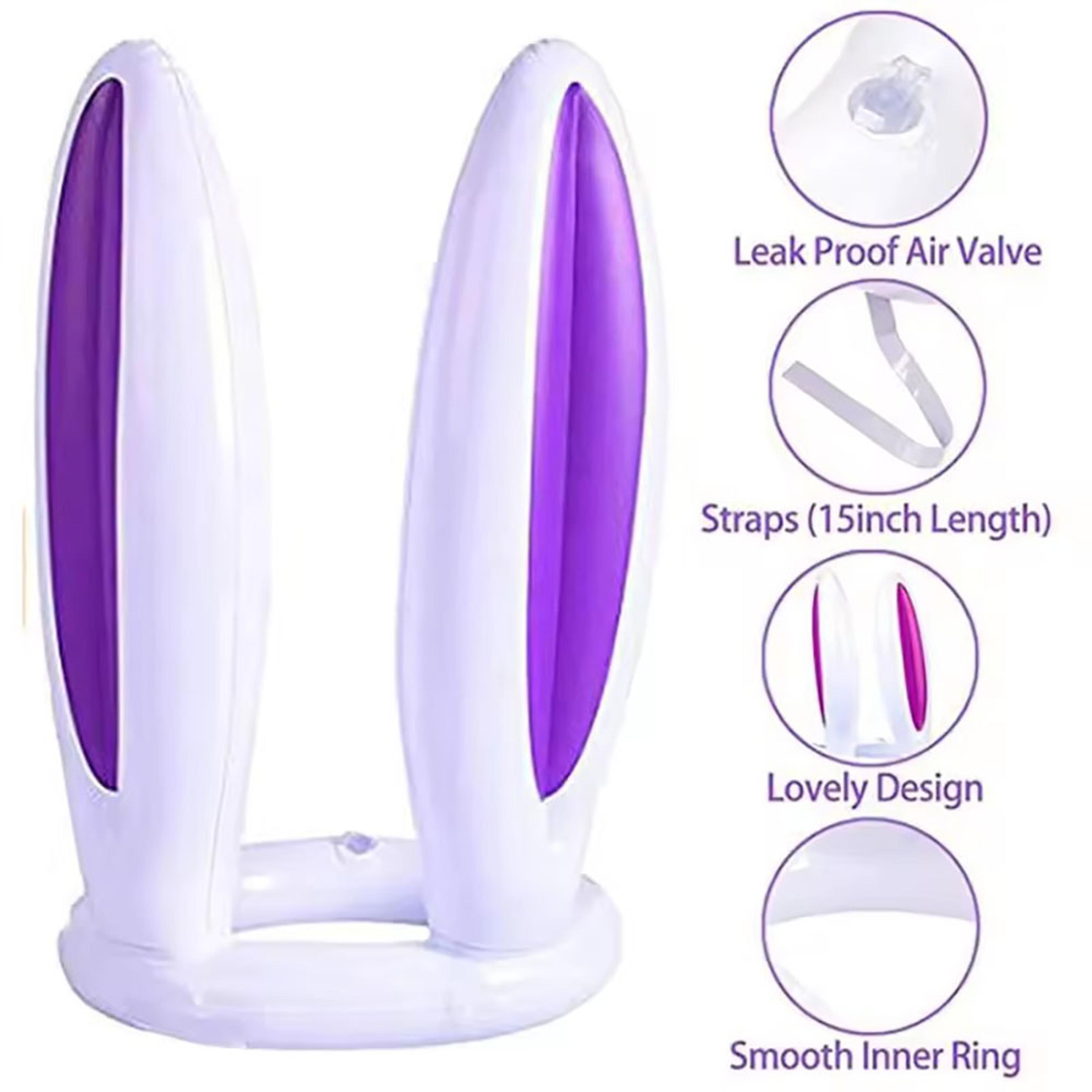 Holiday Bunny Ears Inflatable Ring Toss Activity ParentChild Interaction Toy 3