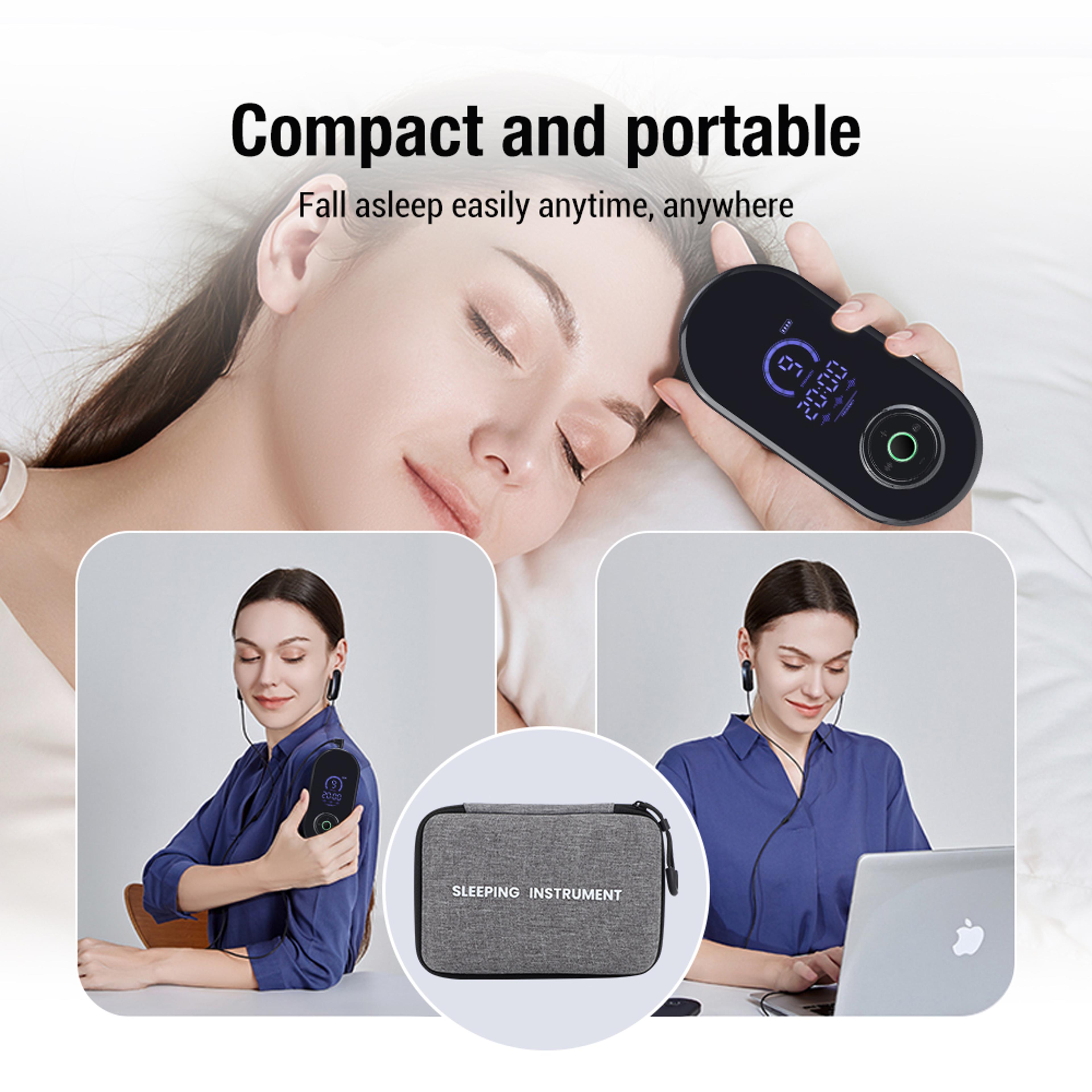 Therapy Device Anxiety Electronic Ear Clip Insomnia Anxiety Depression Pulse Sleeping Aid Device 0