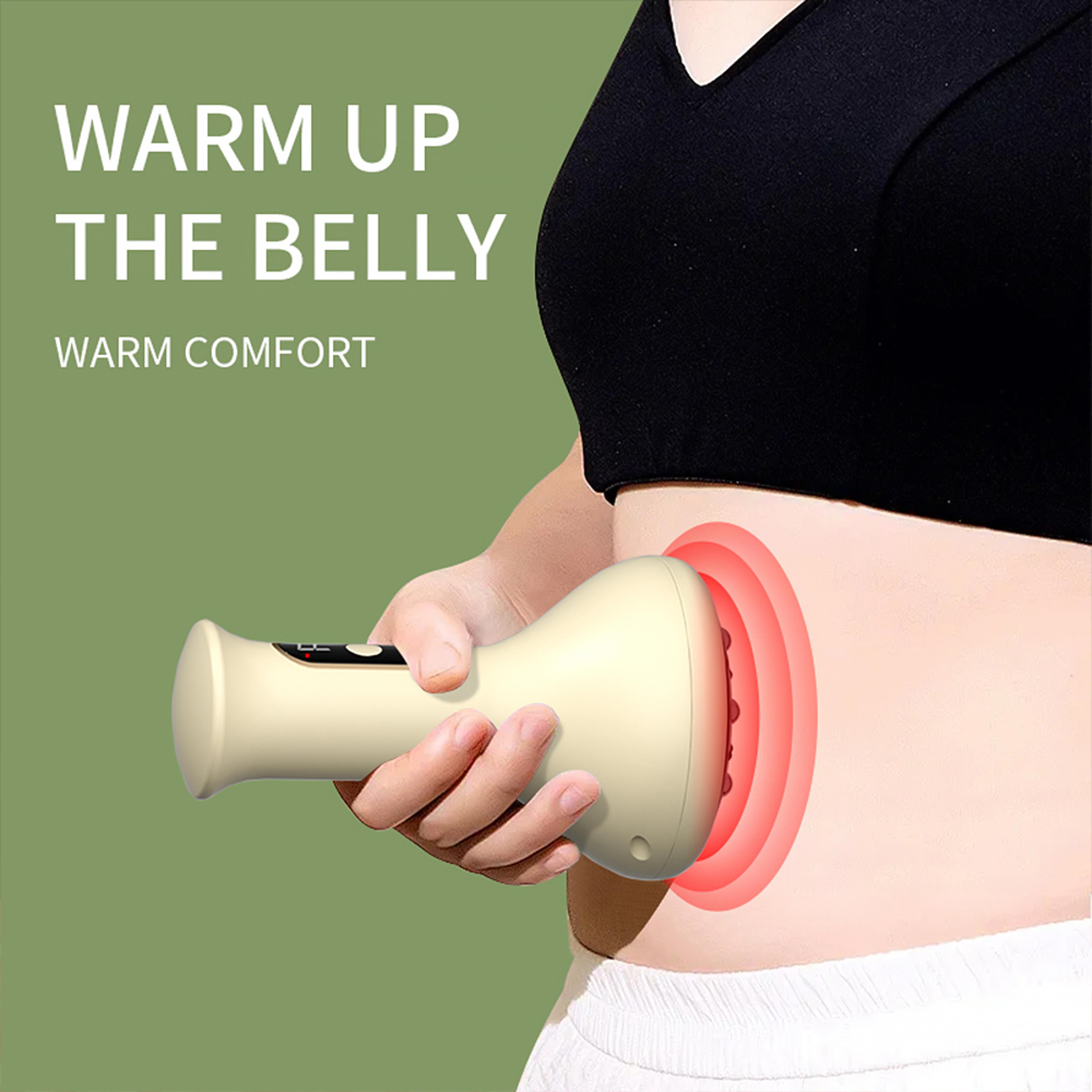 Handheld Electric Abdominal Massager Hot Compress Therapy Adjustable Guasha Cupping Arm And Leg Mas 2