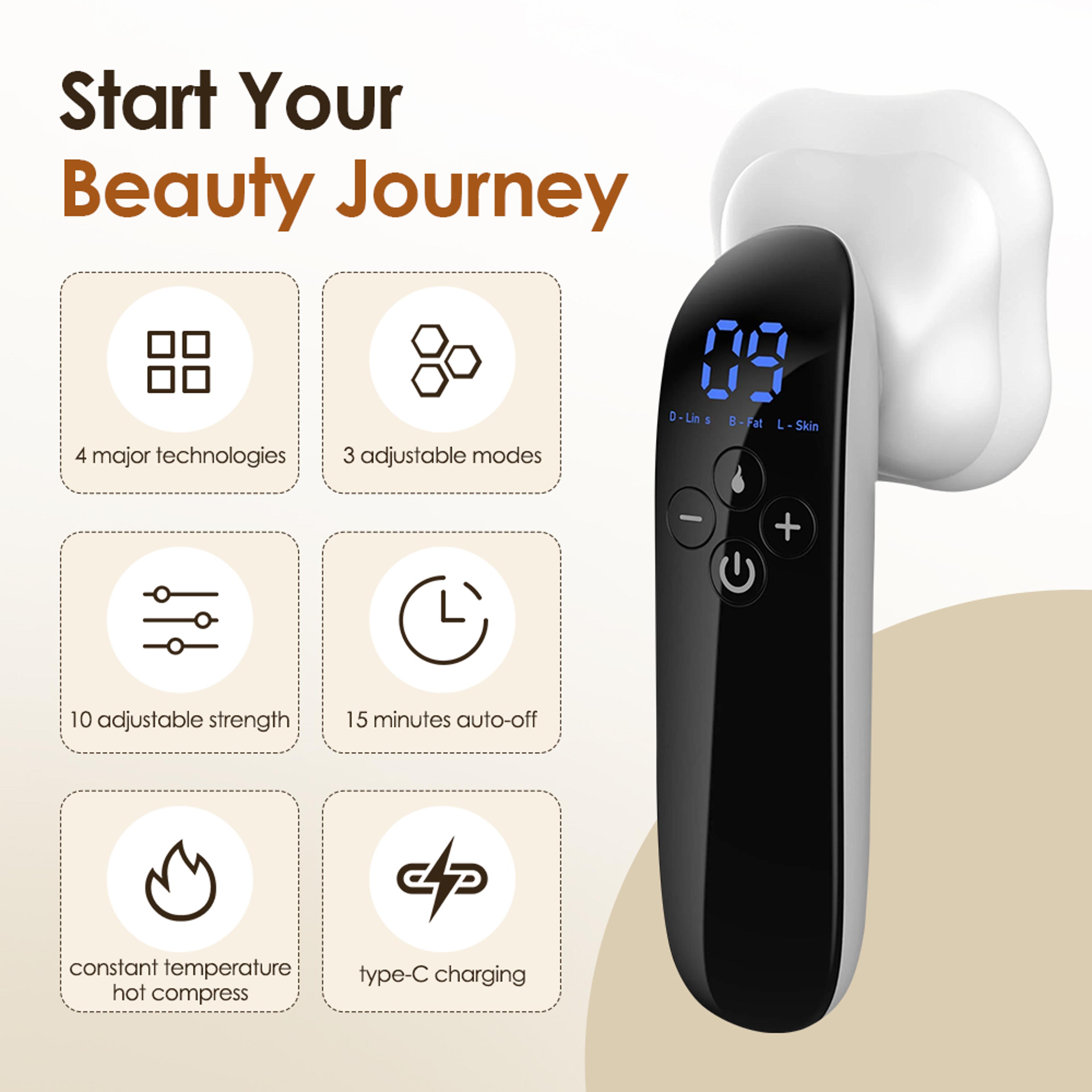 Body Sculpting Machine Electric Abdomen Massage Device Cellulite Remover For Belly Legs And Arms 2