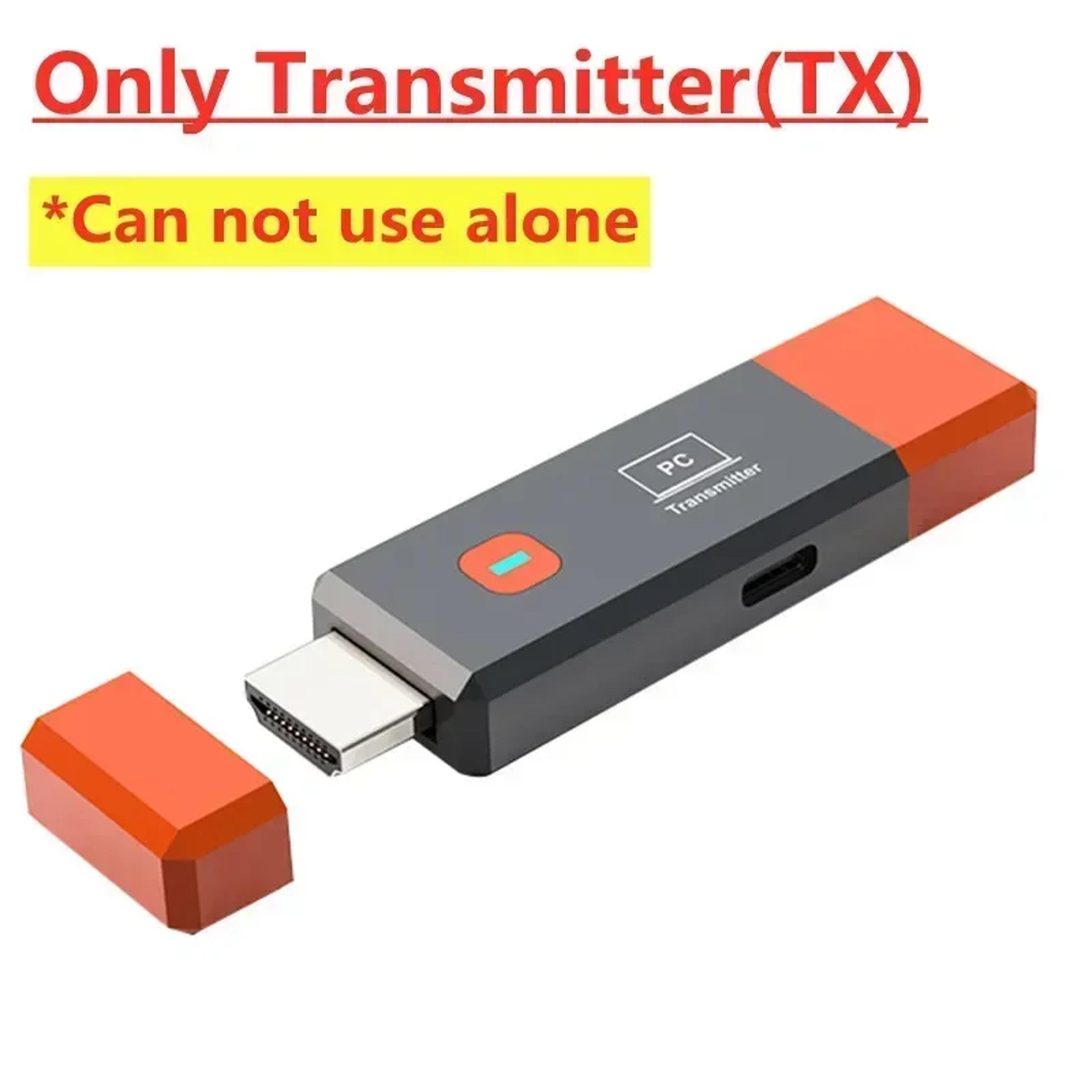 Wireless HDMI Video Transmitter Receiver Kit For Laptop PC Camera TV Stick Projector Monitor Dongle 6