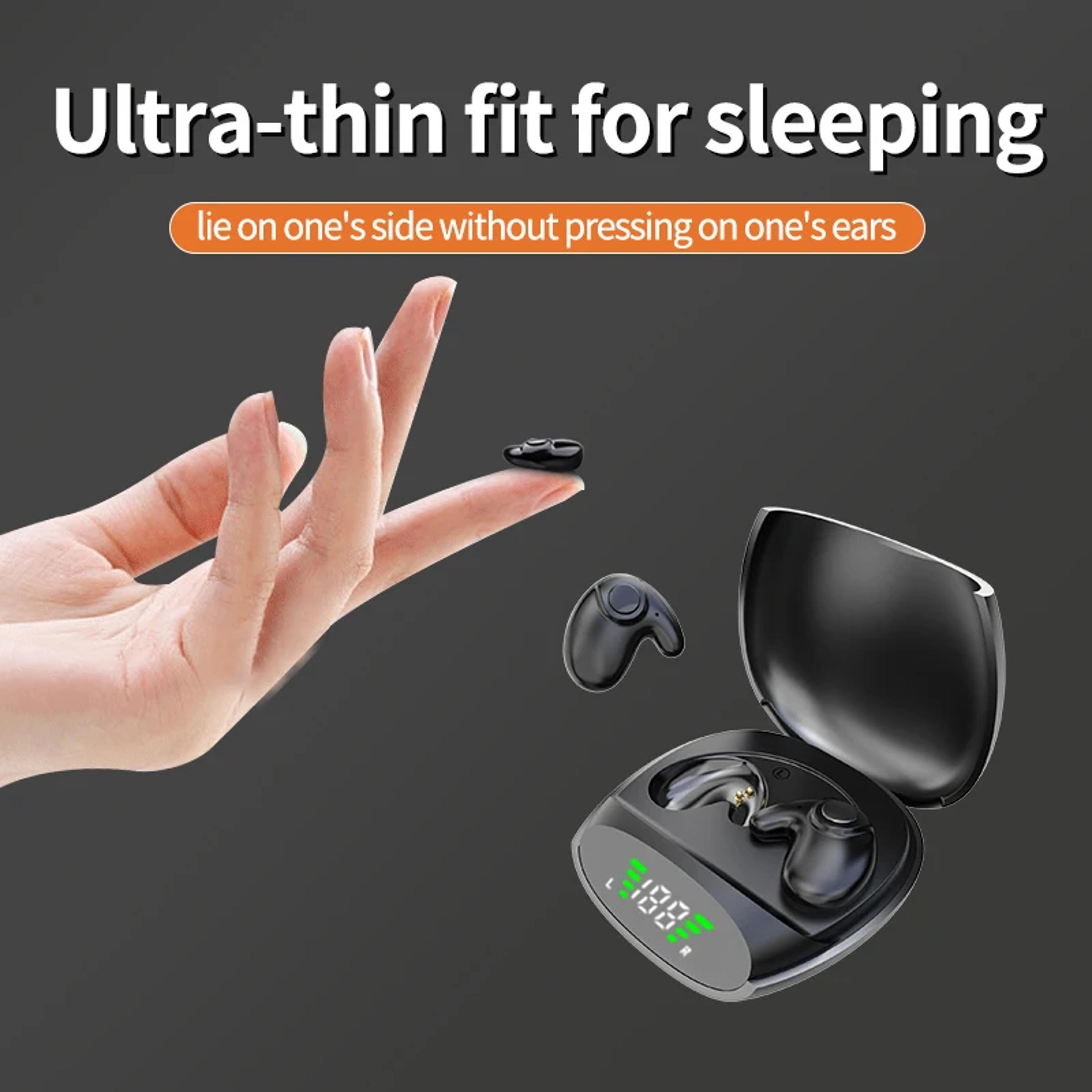 Highend TWS Dual Ear Sleep In Ear Wireless Sports Bluetooth Headphones Mini Painless Call Noise Can 2