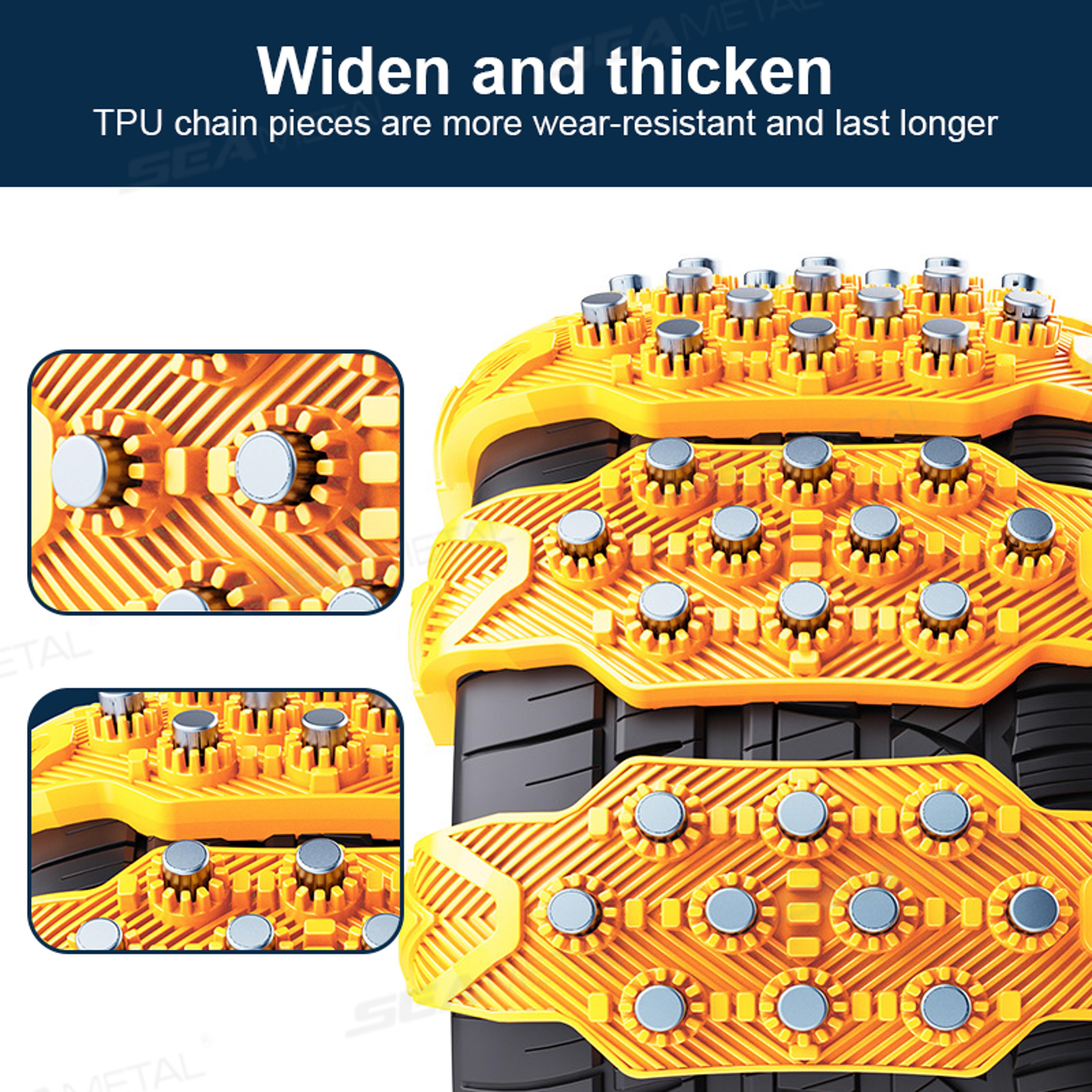 Snow Tire Antiskid Chains Car Winter Tire Wheels Snow Chains Wheel Tyre Cable Belt 3