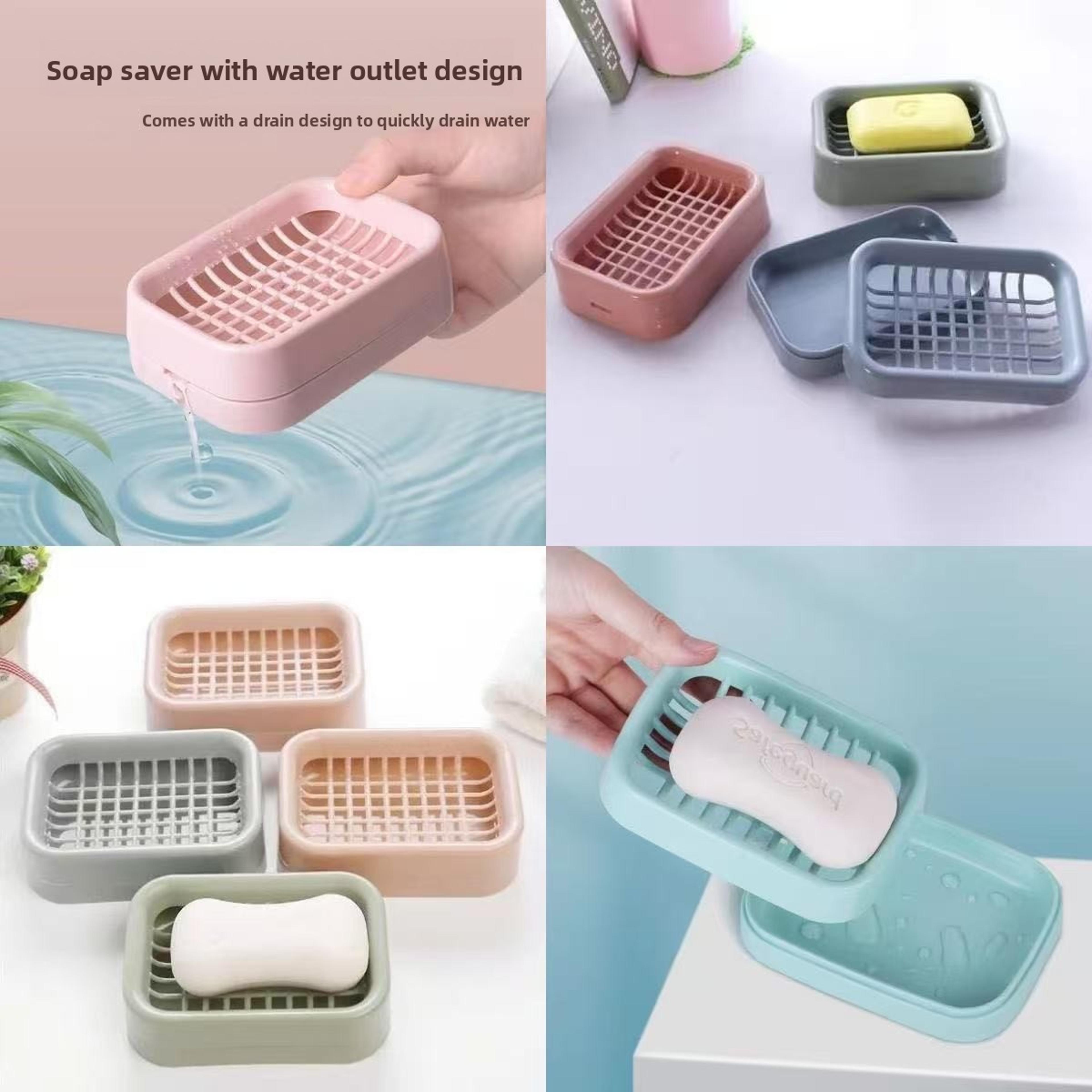 Bathroom Soap Rack Soap Drainage Rack Home And Daily Necessities Doublelayer Draining Soap Box Bath 2