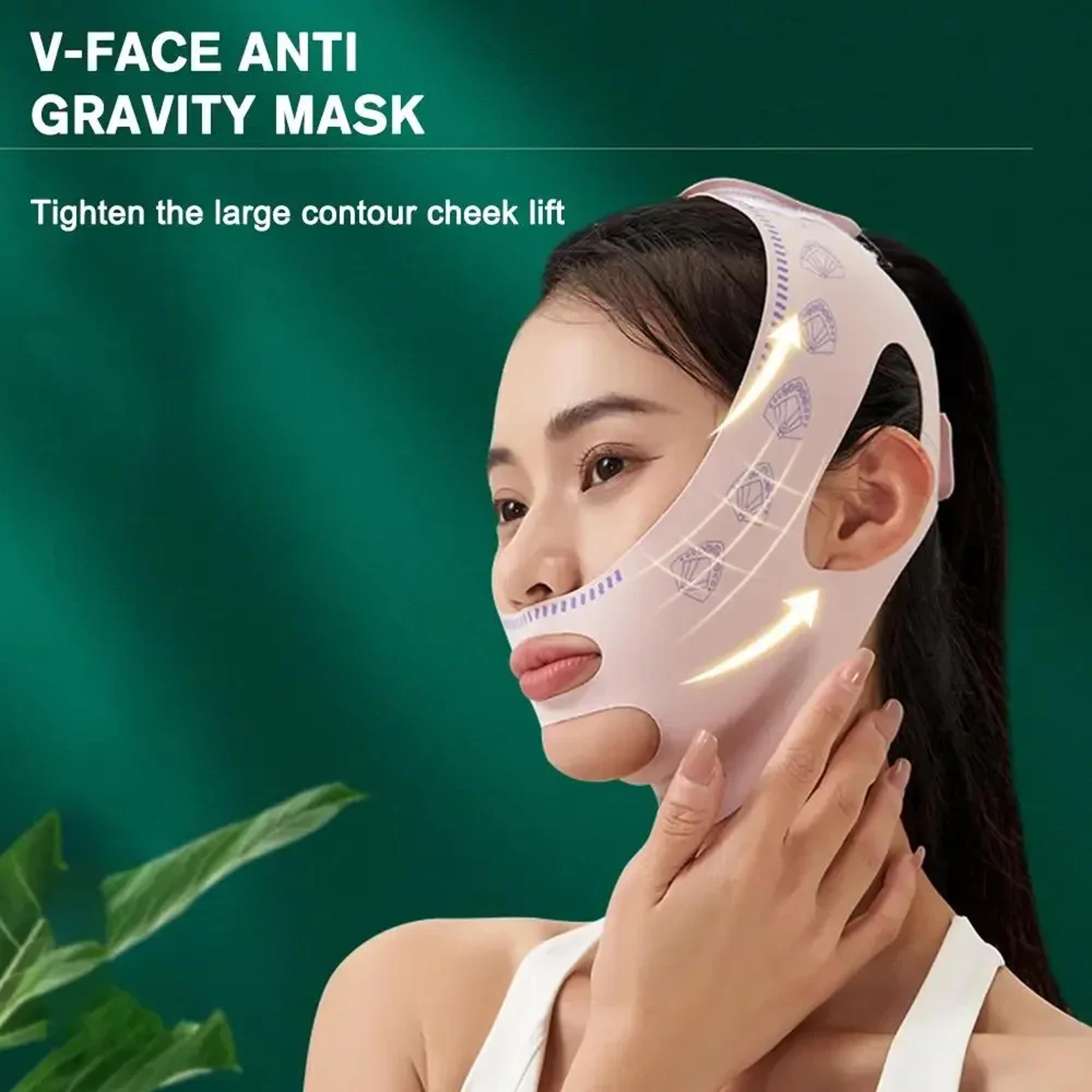 VShaped Facial Slimming Patch AntiWrinkle Band For Chin Nasolabial Folds Improvement Cheeks Line Sh 4