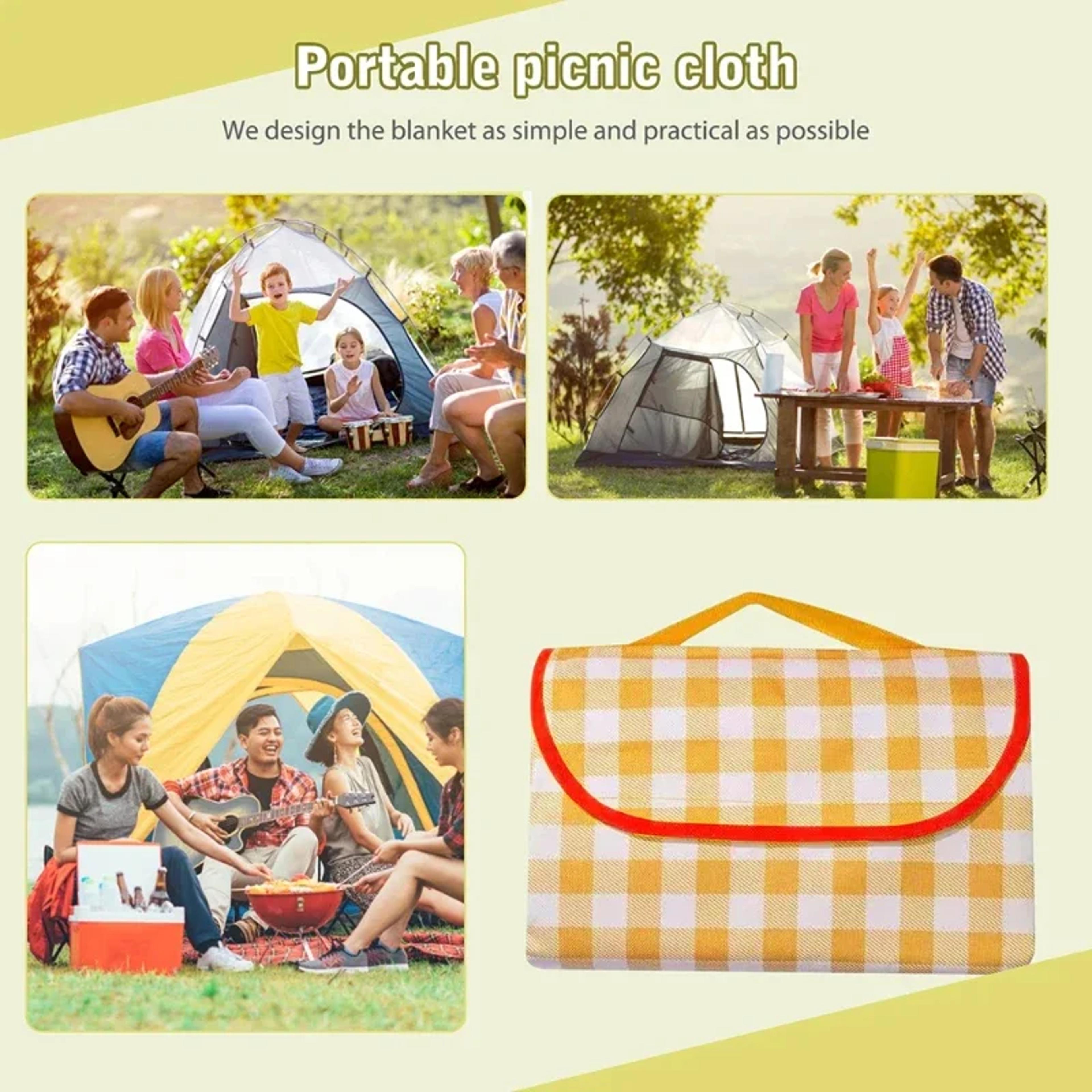 Portable Waterproof Camping Mat Foldable MoistureProof Picnic Mat Outdoor Mat For Camping 2