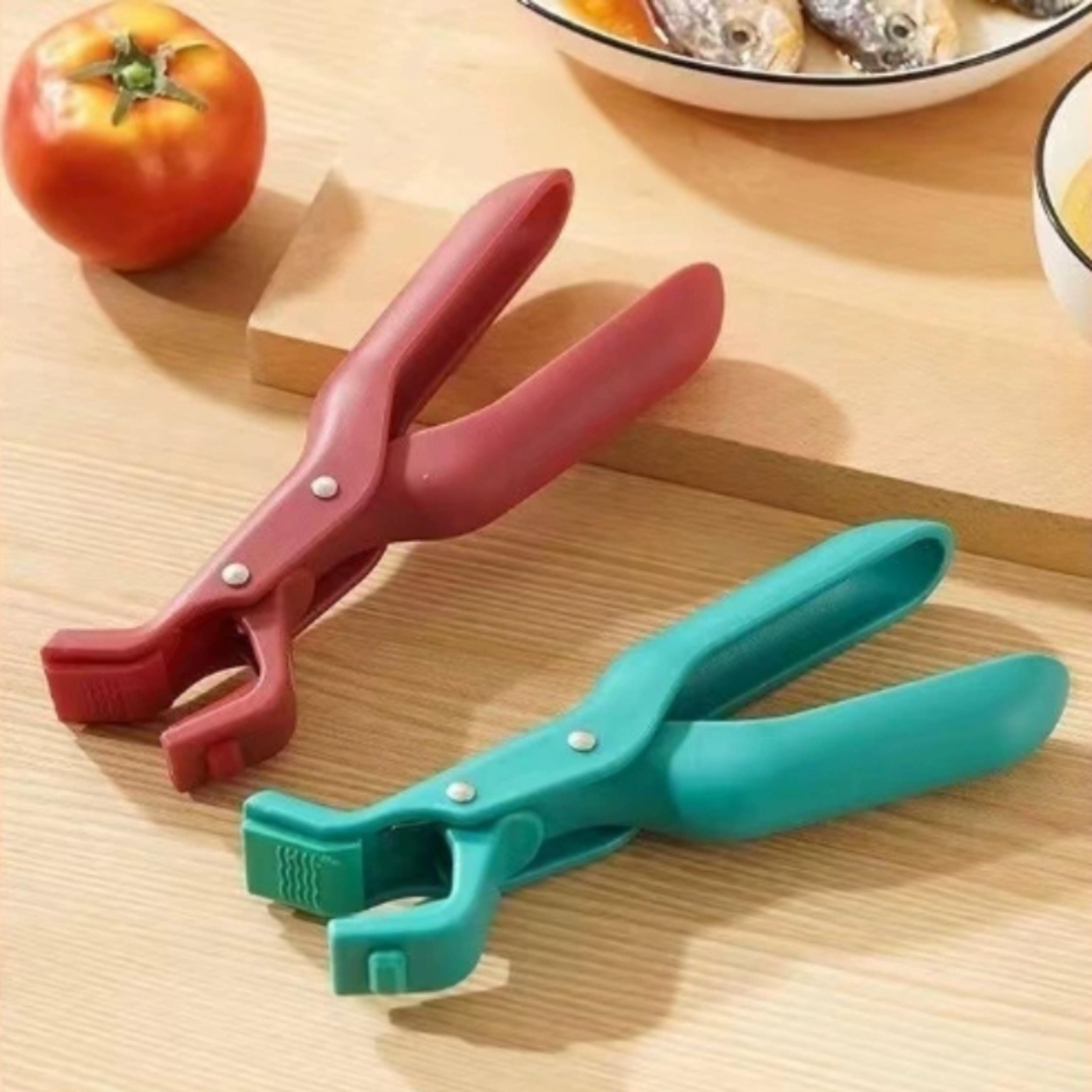 High Temperature Resistant Scald Clamp Silicone Tray Holder Slip Multi Functional Anti Scald Clamp  1