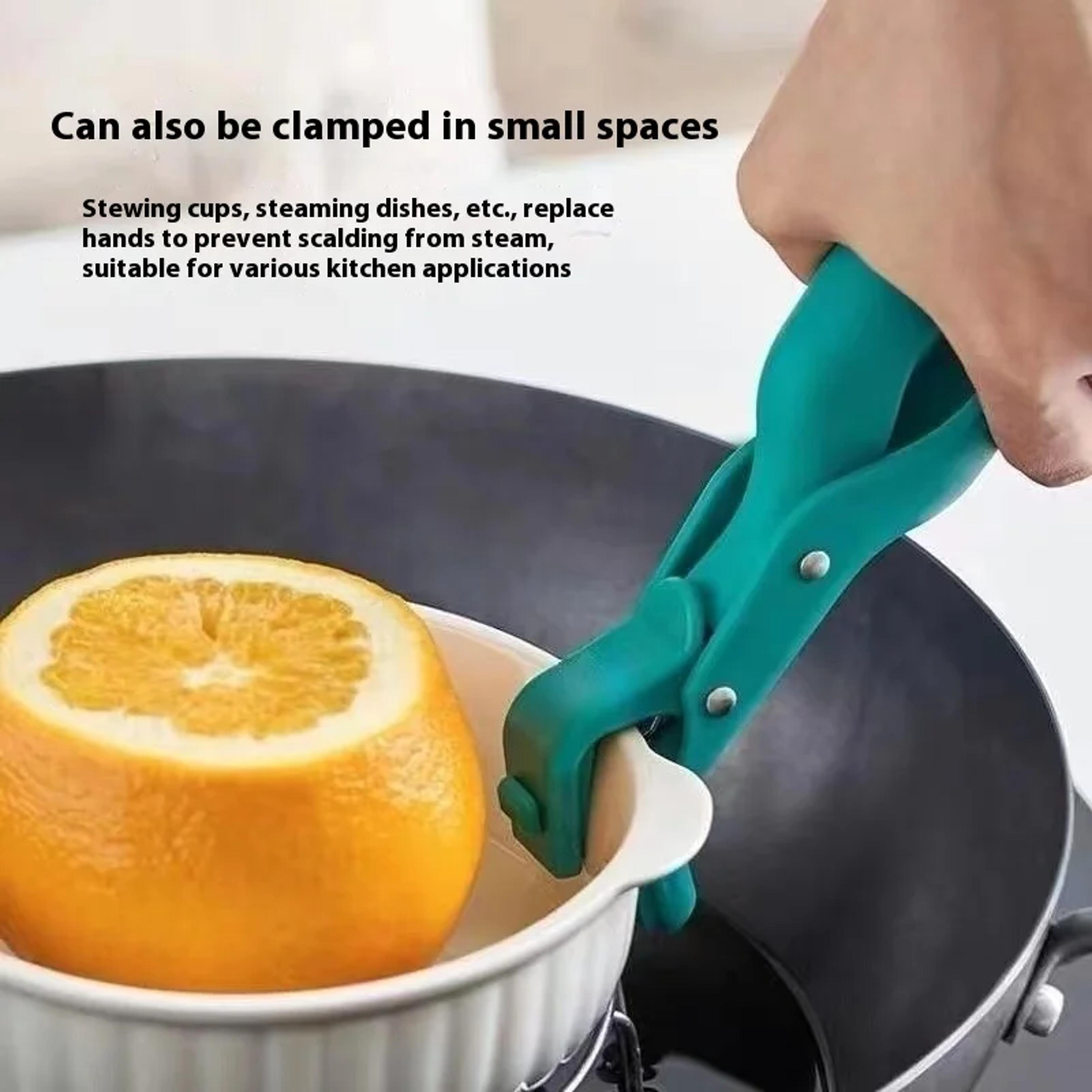 High Temperature Resistant Scald Clamp Silicone Tray Holder Slip Multi Functional Anti Scald Clamp  3