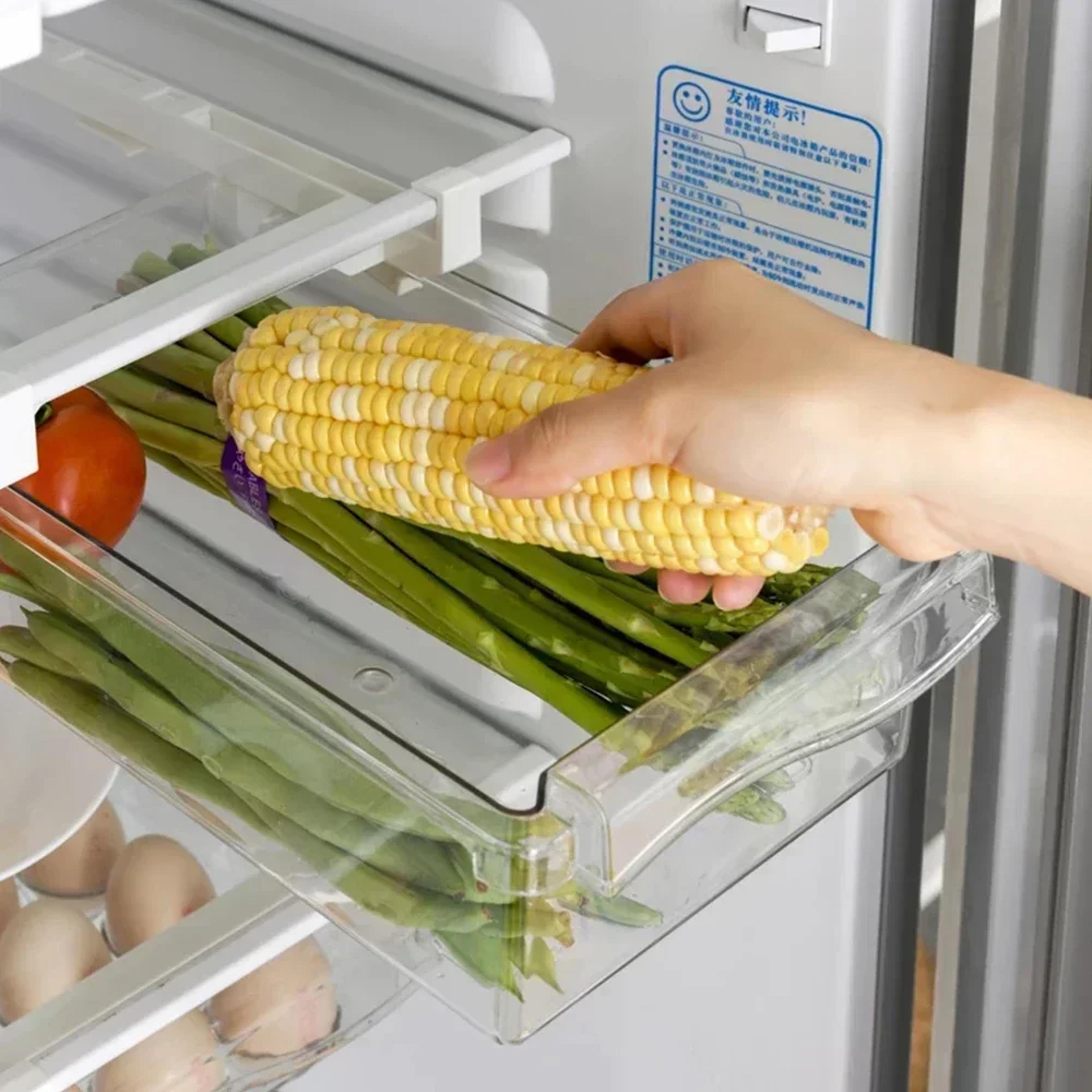 Refrigerator Storage Box Transparent Undershelf Organizer Freshkeep Fruit  Egg Drawer Box For Kitch 2