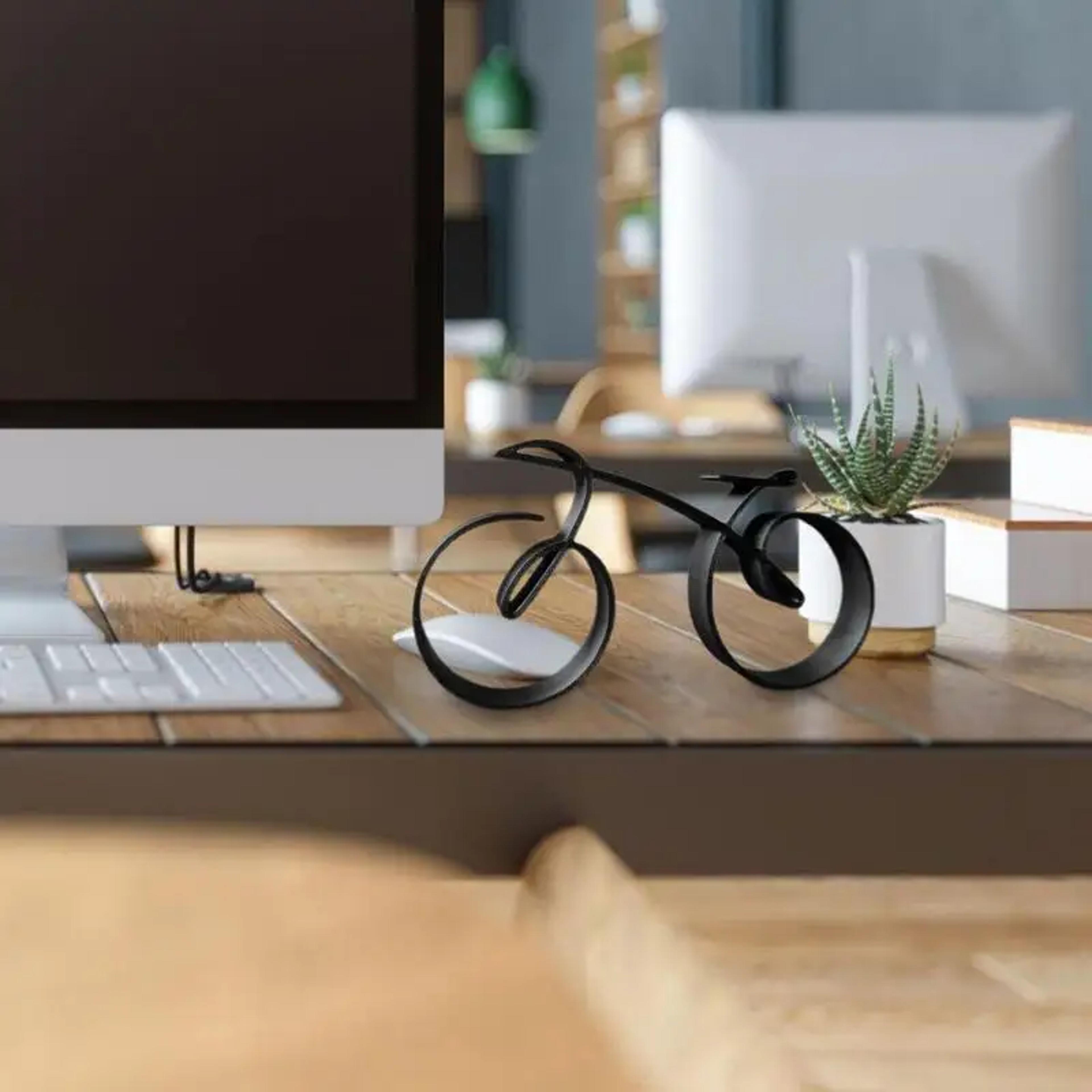 Bicycle Ornament For Office Acrylic Minimalistic Table Decoration Unique Gift 1