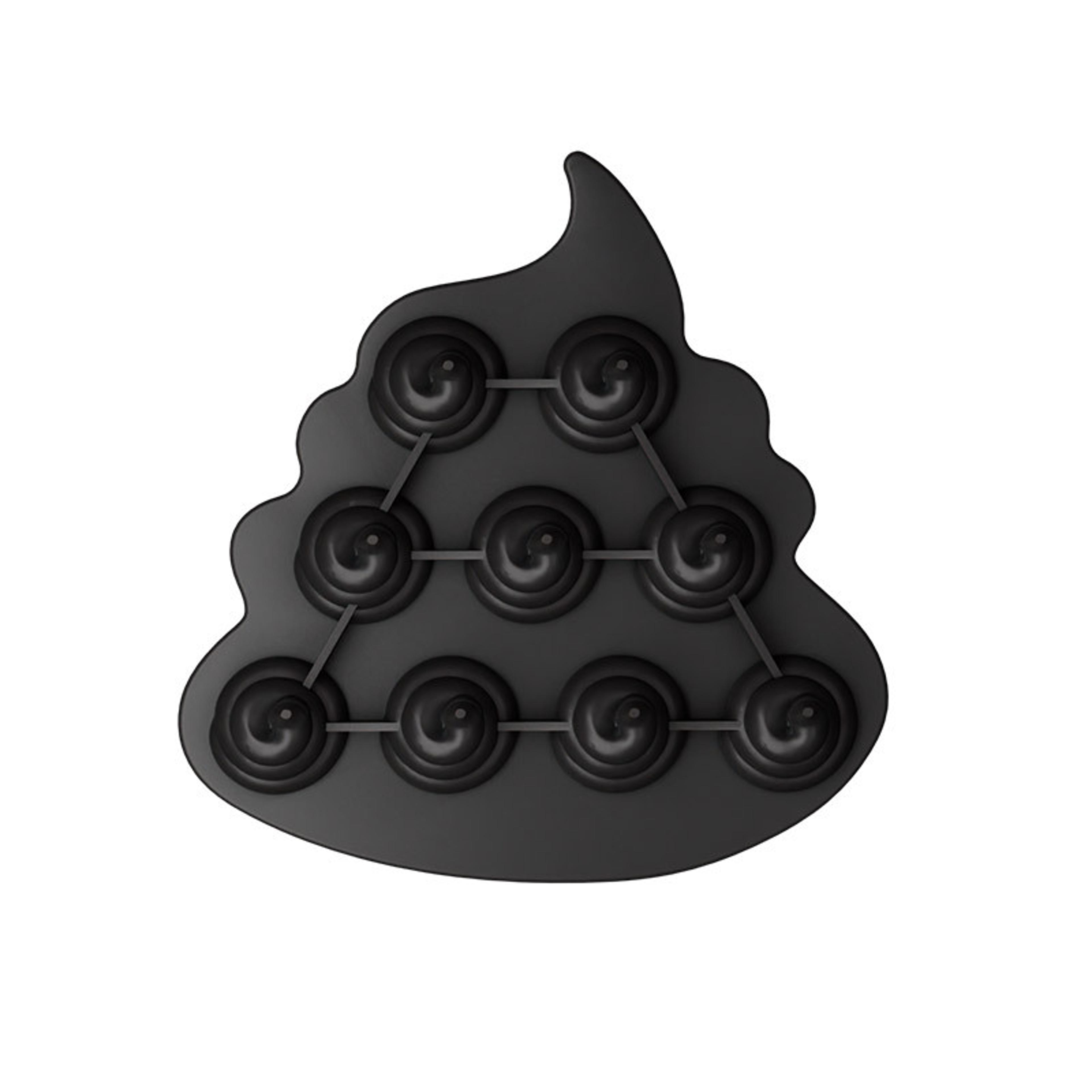 Spoof Funny Silicone Ice Cube Tray Fecal Shape Ice Mold Chocolate Confectionery Whiskey Ice Box 3