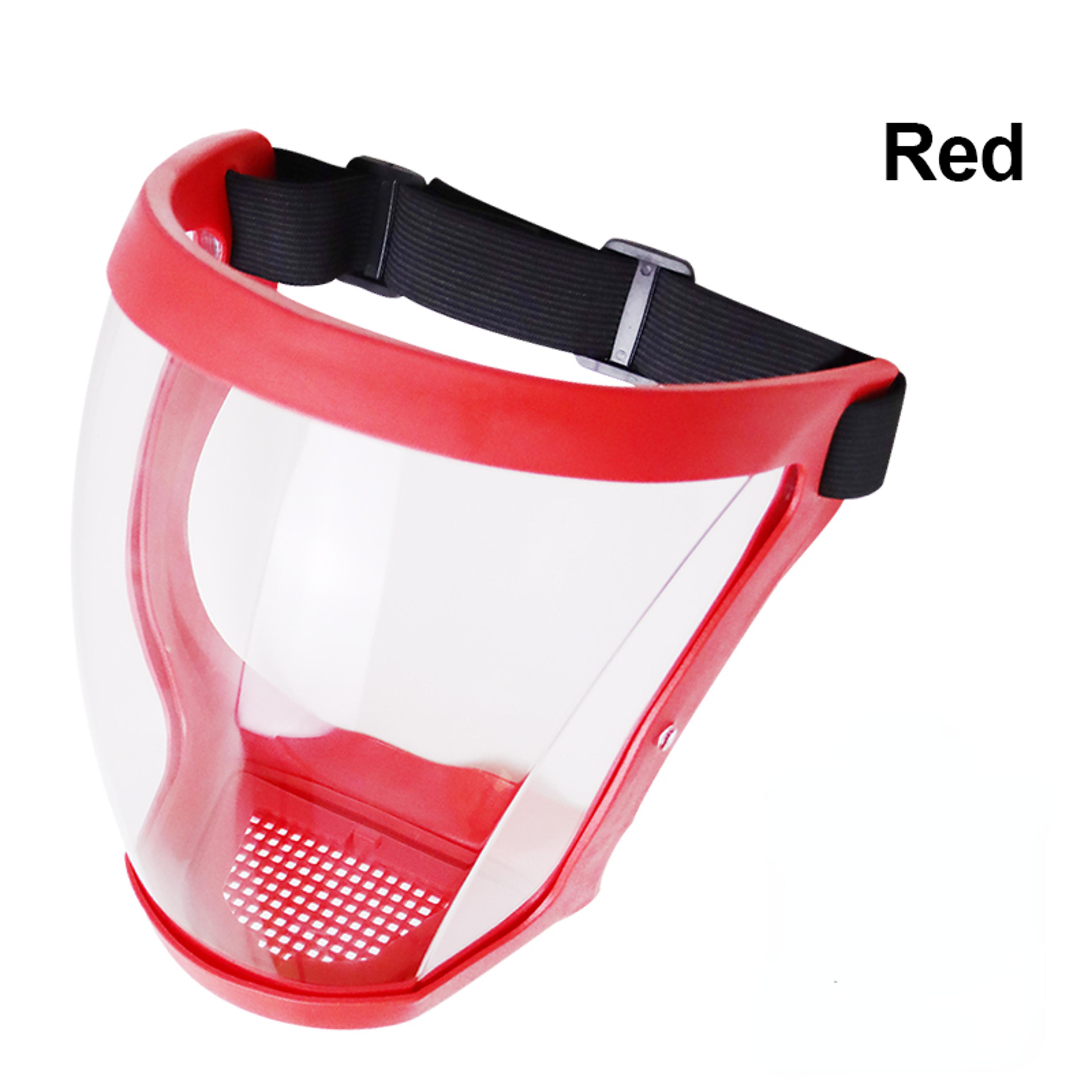 Home Kitchen Splash Protection Mask Anti Fog Reusable Full Face Shield Windproof With Filter 9