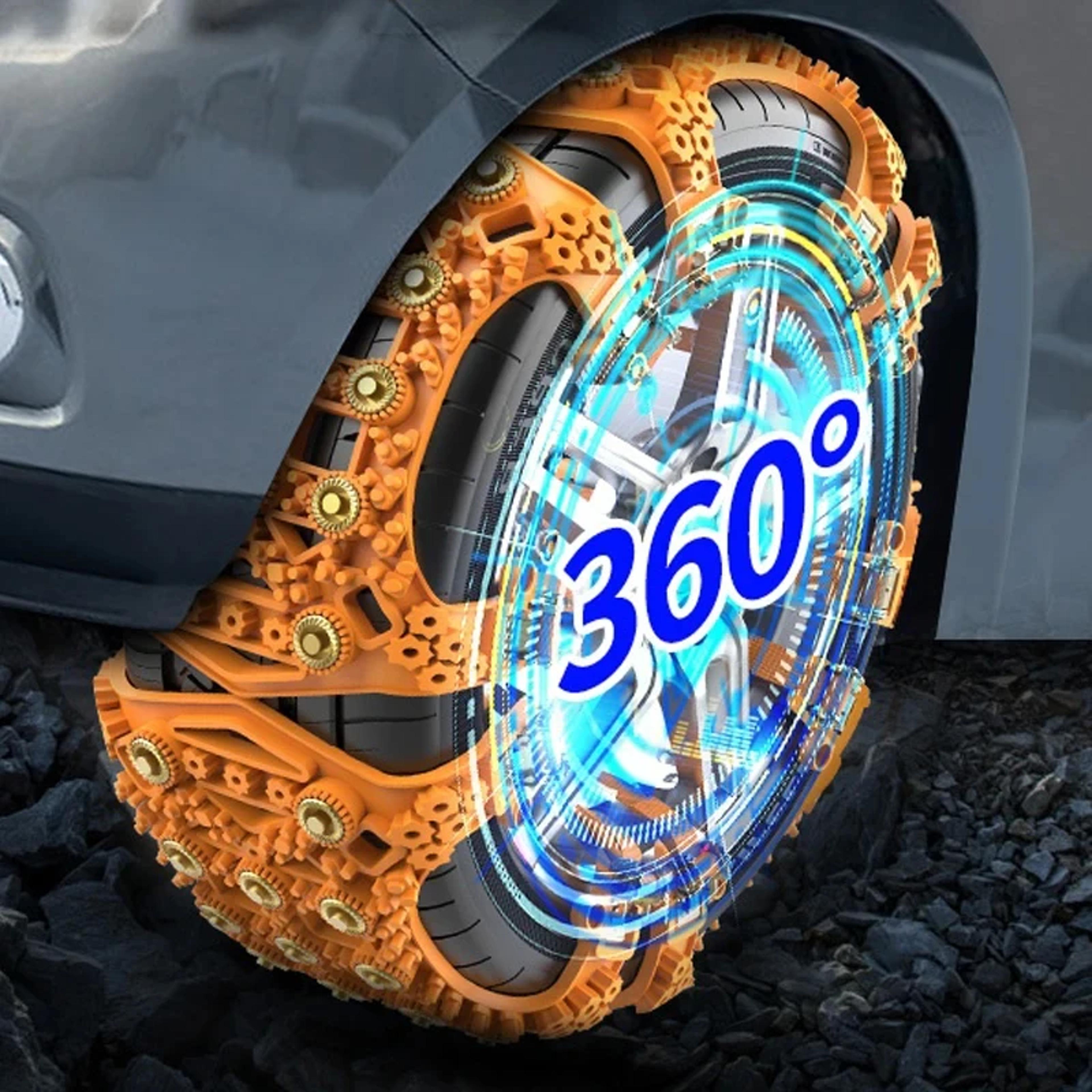 Universal Snow Chain For Car Tire SUV Winter Anti Slip Tire Chain Automobile Tire Accessories 2