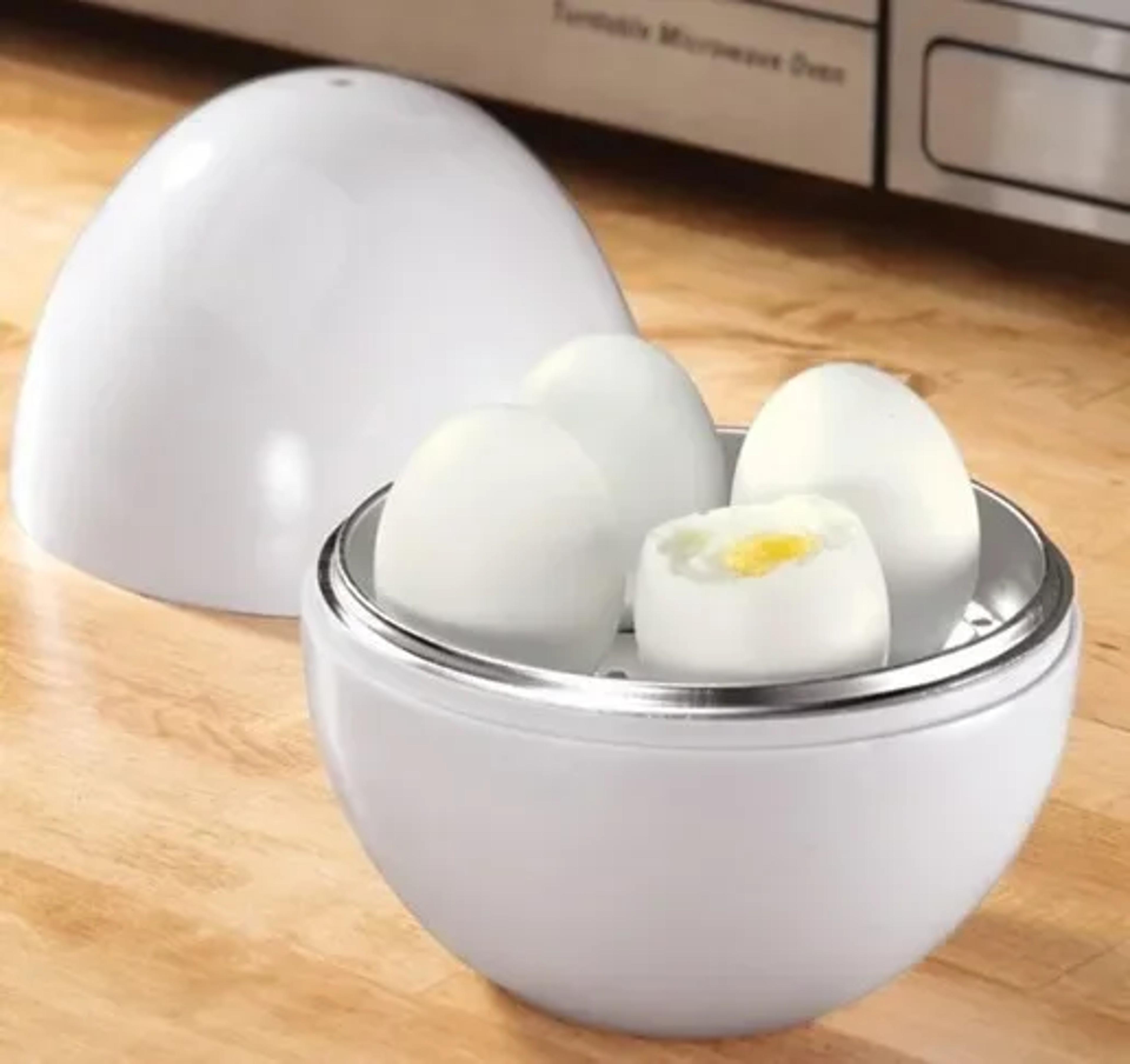 Hard Or Soft Boiled Kitchen Cooking Tools Microwave Egg Steamer Boiler Cooker 3