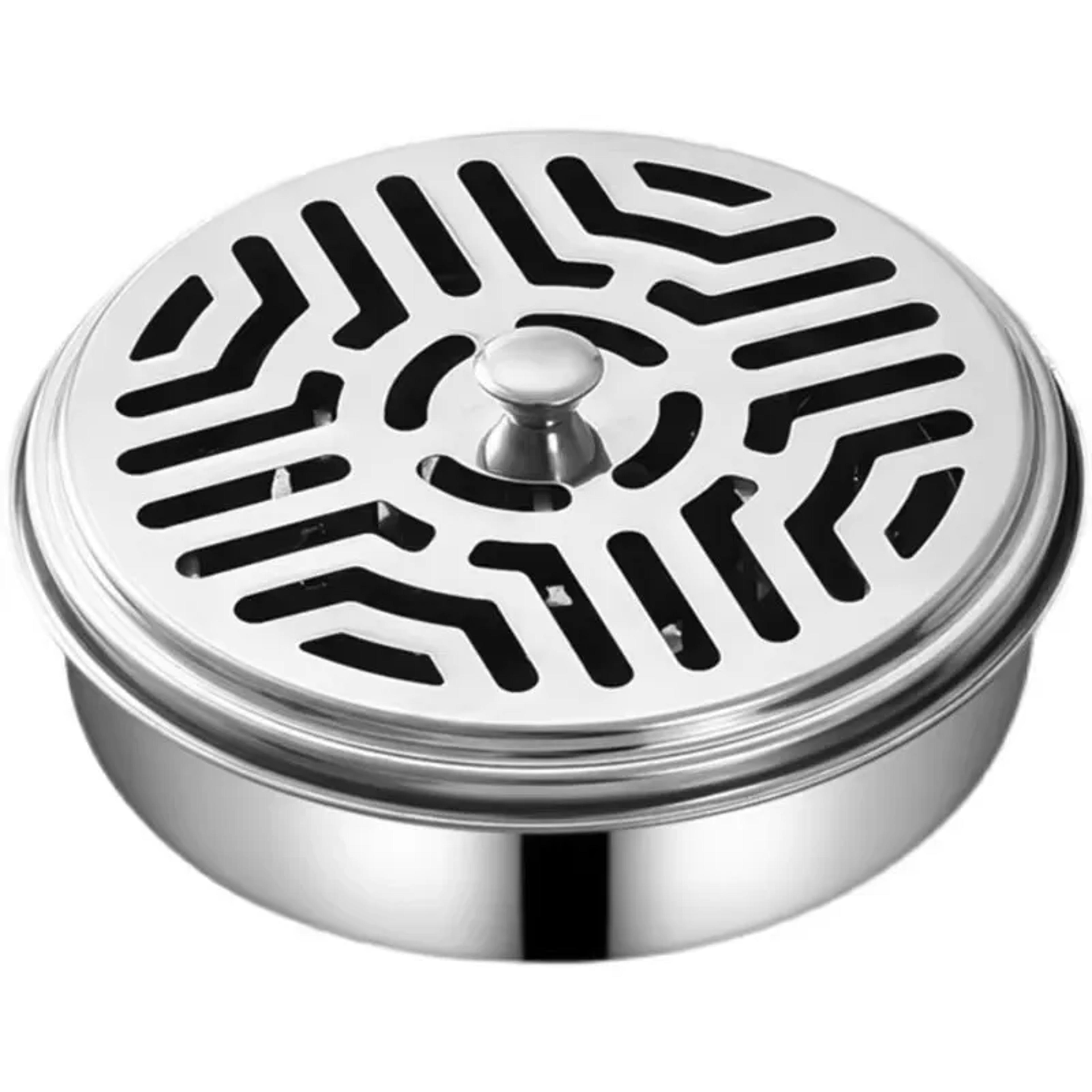 Stainless Steel Mosquito Coil Holder Fireproof Incense Holder Base For Household Use 1