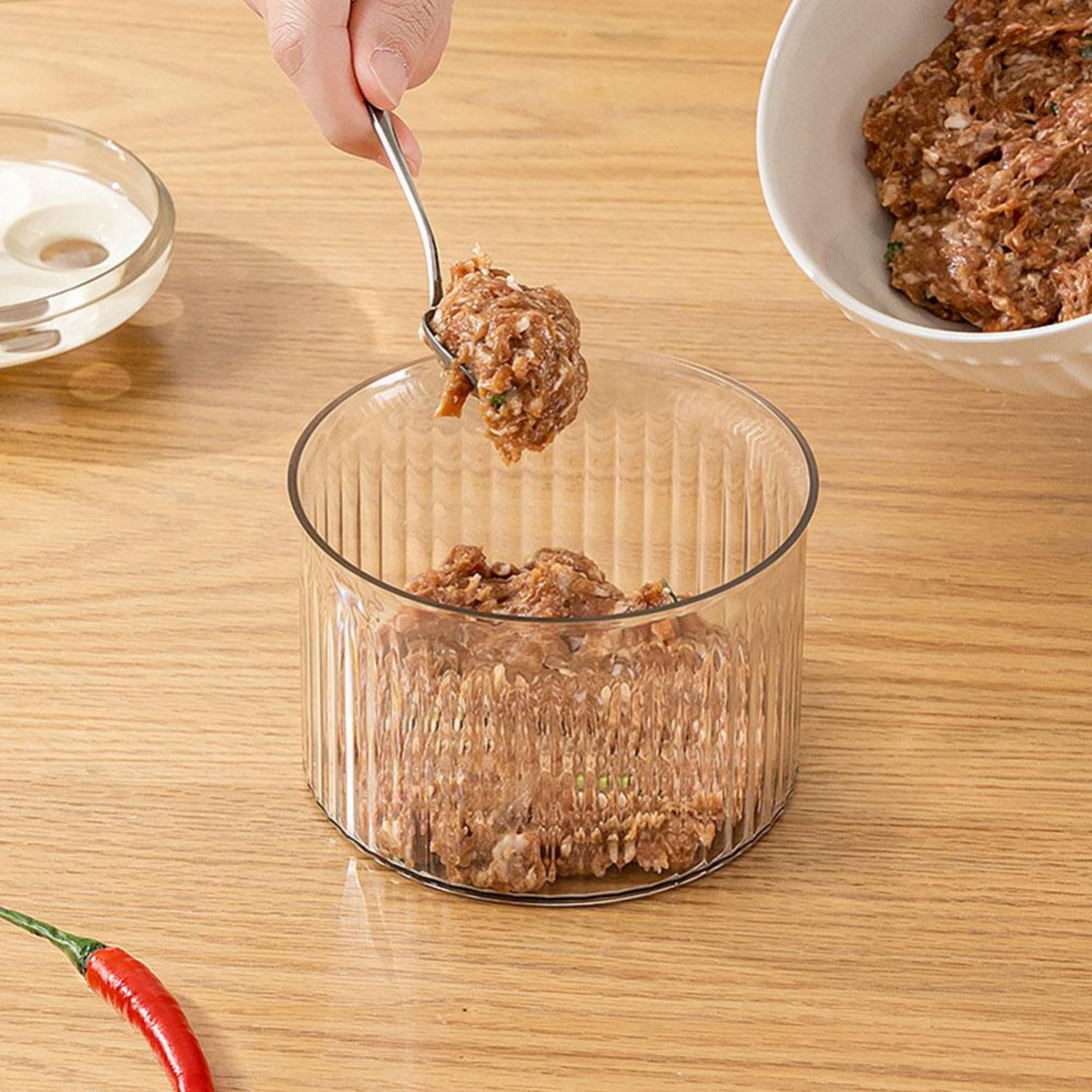 Taiwanese Meatballs Press Mold Translucent Meatball Maker For Minced Meat Storage And Household Fri 4
