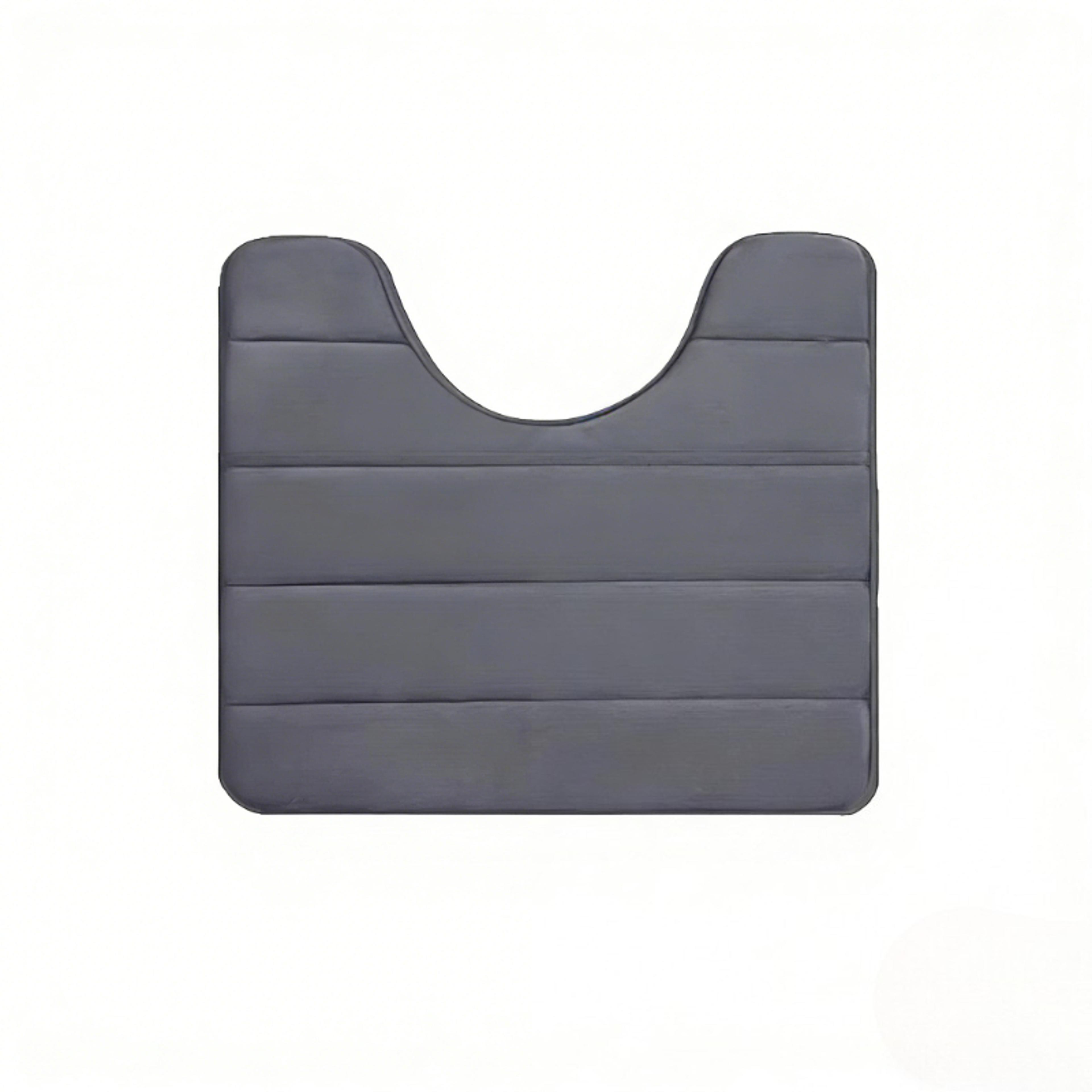 Super Absorbent Bathroom Carpet Ushaped Toilet Mat AntiSkid Memory Foam Bath Mat 4