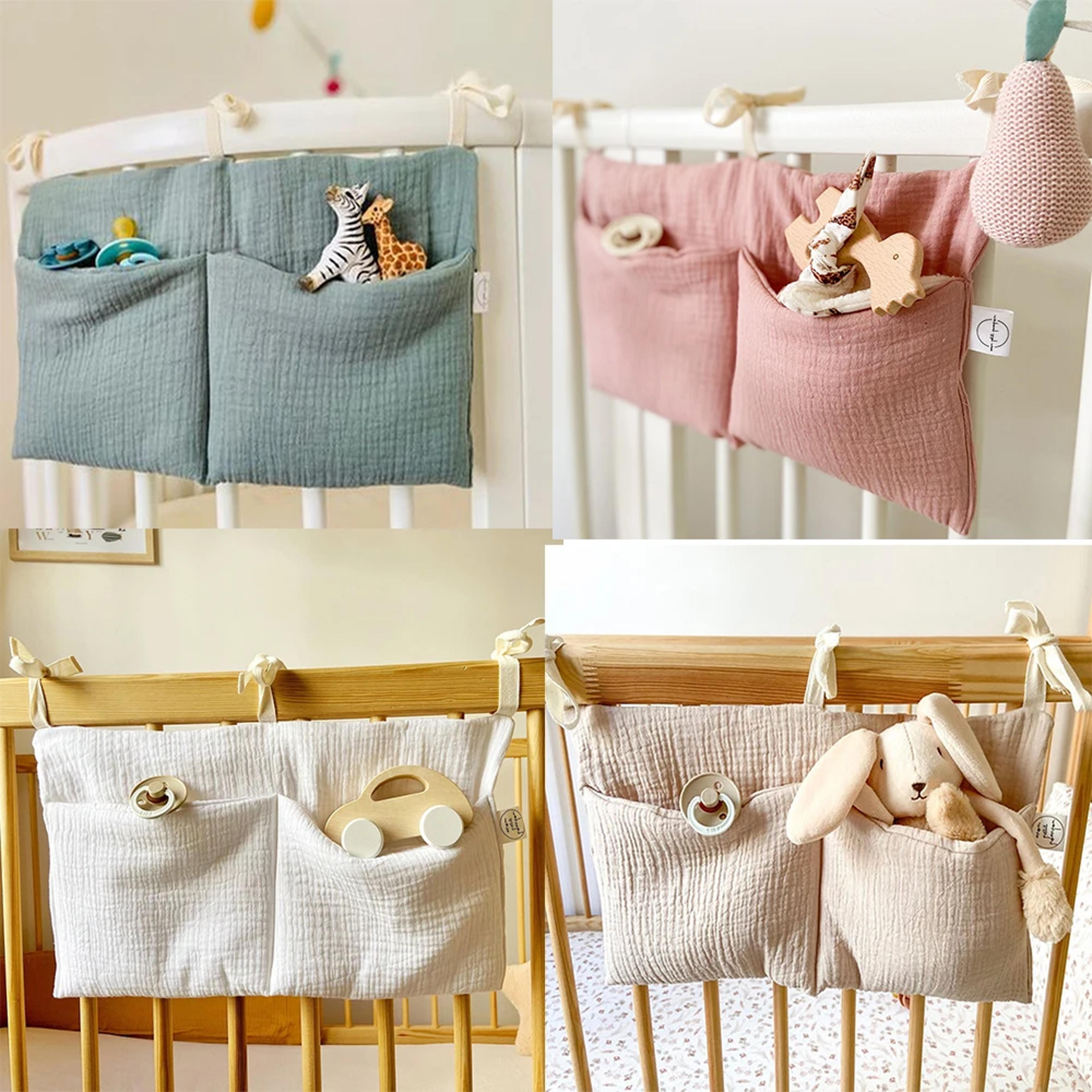 baby bedding diaper toys bag, newborn bed headboard organizer