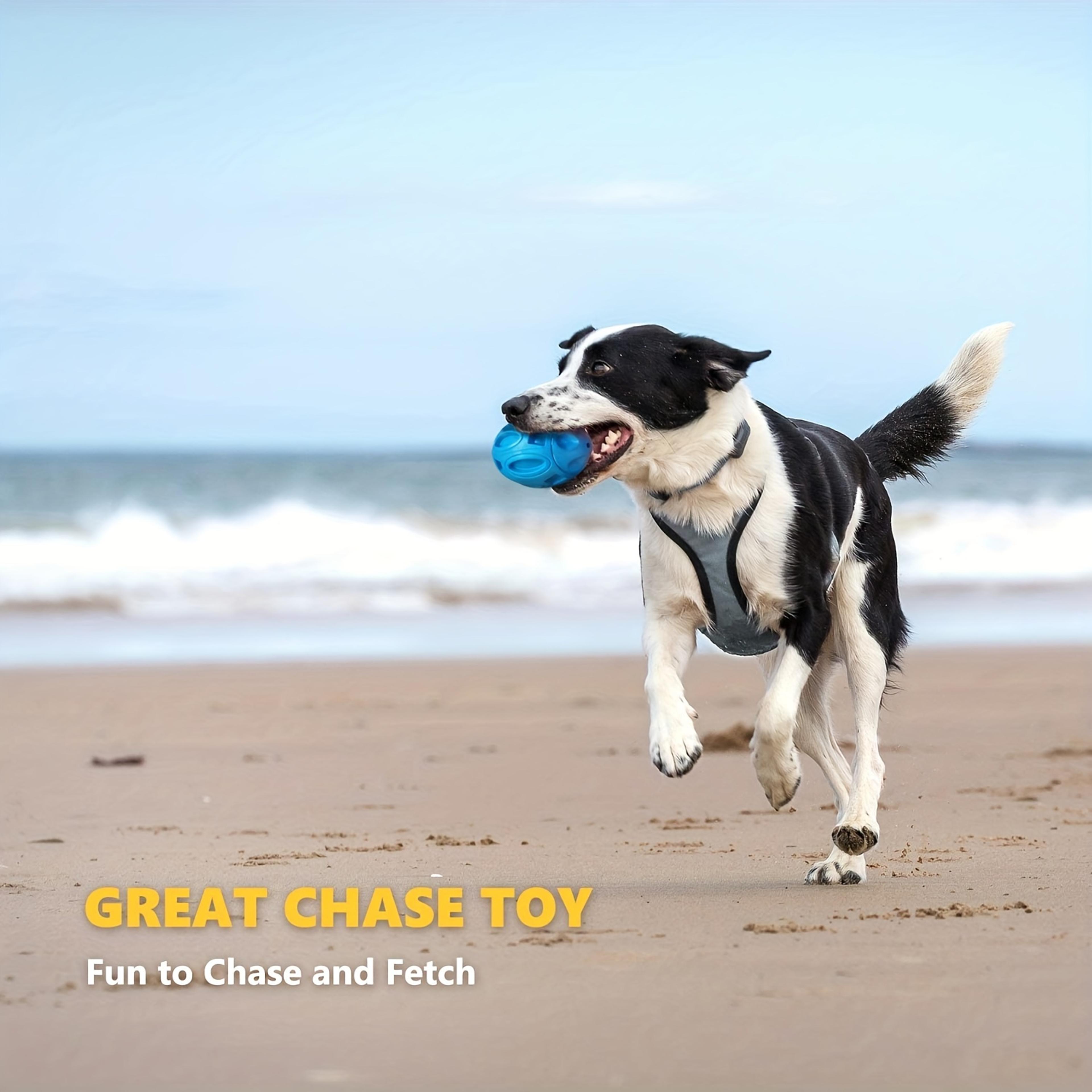 Durable Dog Chewing Toys Squeezing Rubber Ball For Pet Aggressive Chewers Sound Toys 2