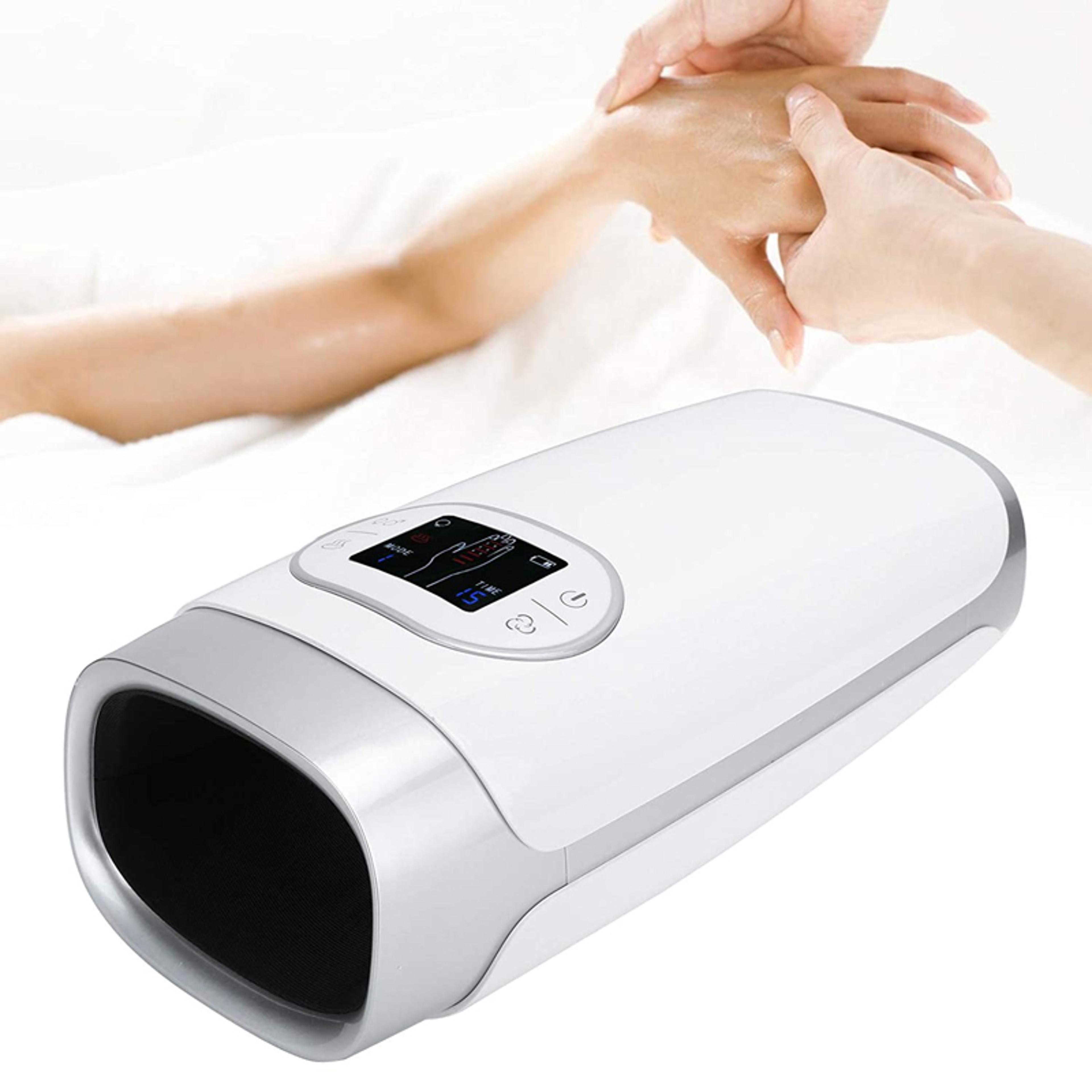 Heated Physiotherapy Acupoint Finger Smart Hand Massager Wrist Hand Spa Massage 0