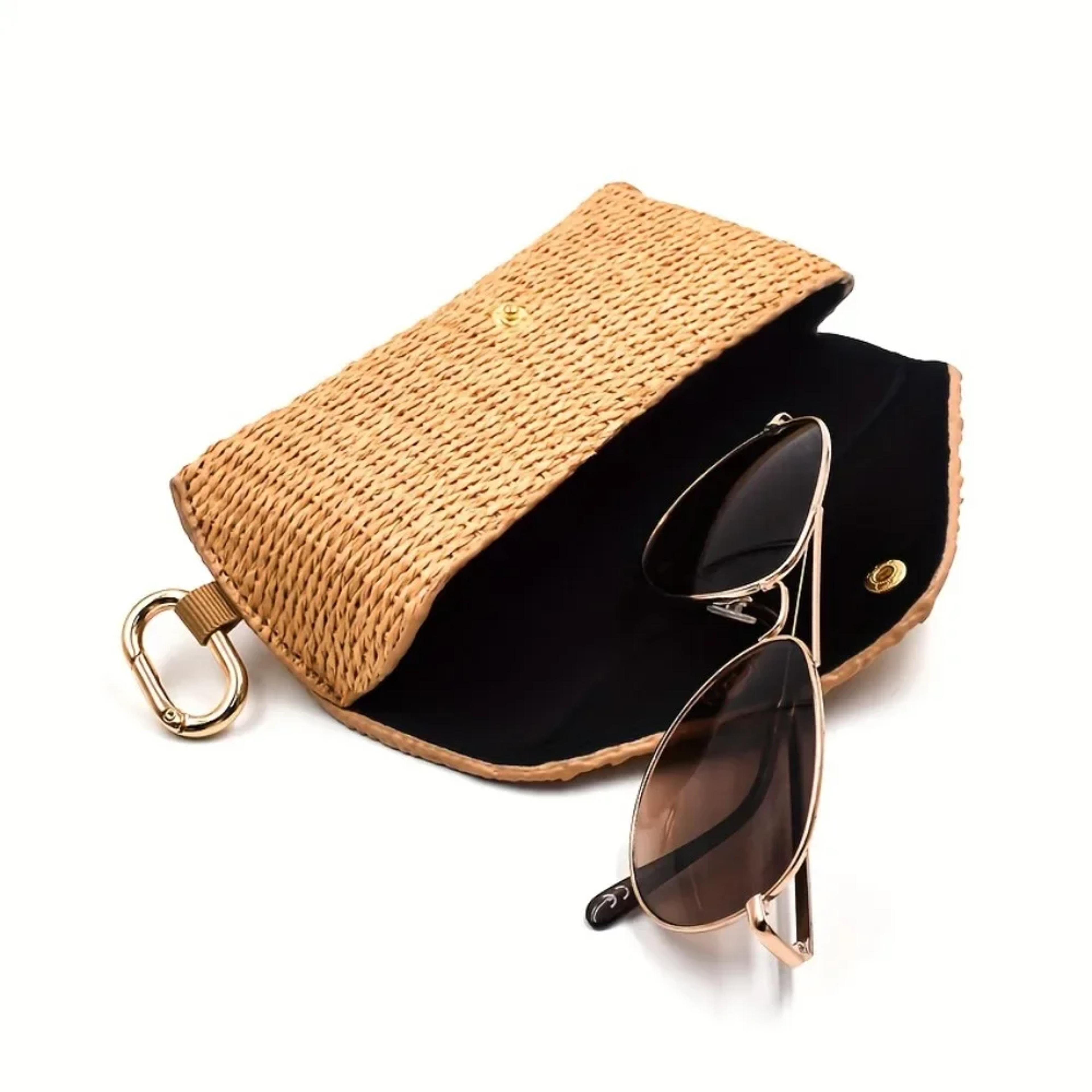 Sunglasses Box New Woven Glasses Box For Men And Women Lightweight Soft Toad Glasses Box 1