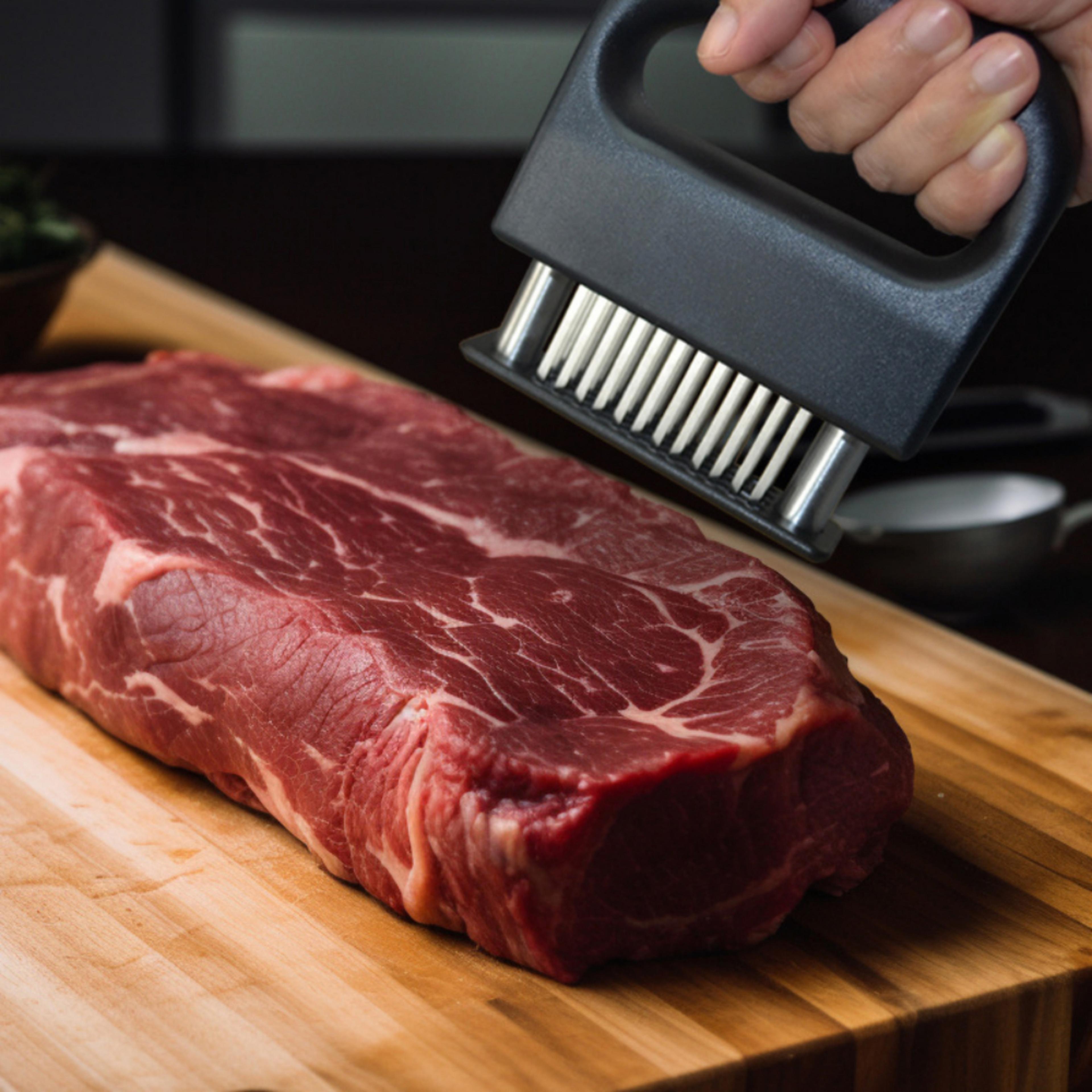 Steel Needles Meat Tenderizer Hammer Steak Softener Cooking Tools For Kitchen 0