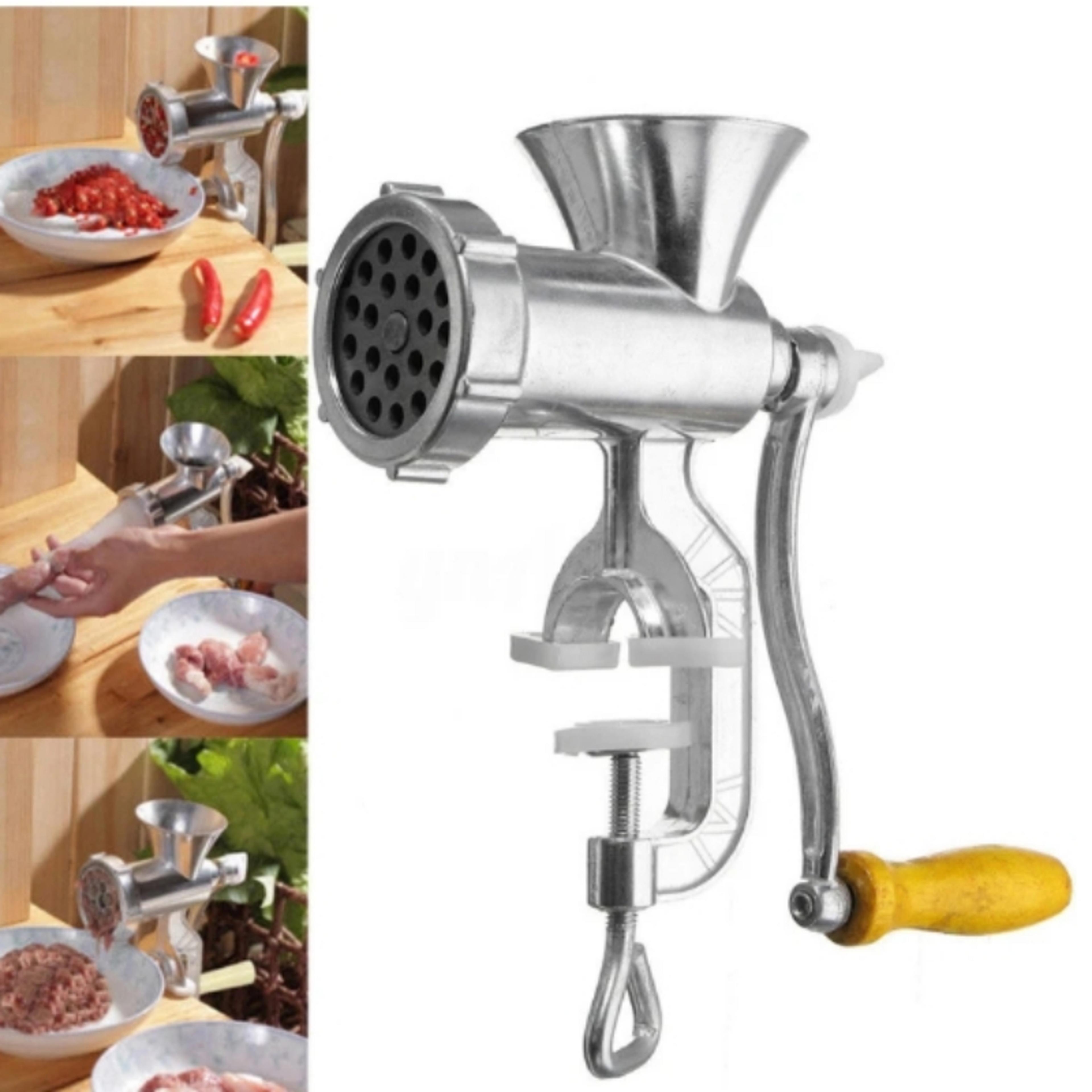 Metal Meat  Poultry Grinder Multifunctional Manual Mincer And Sausage Tool For Kitchen Household Me 4