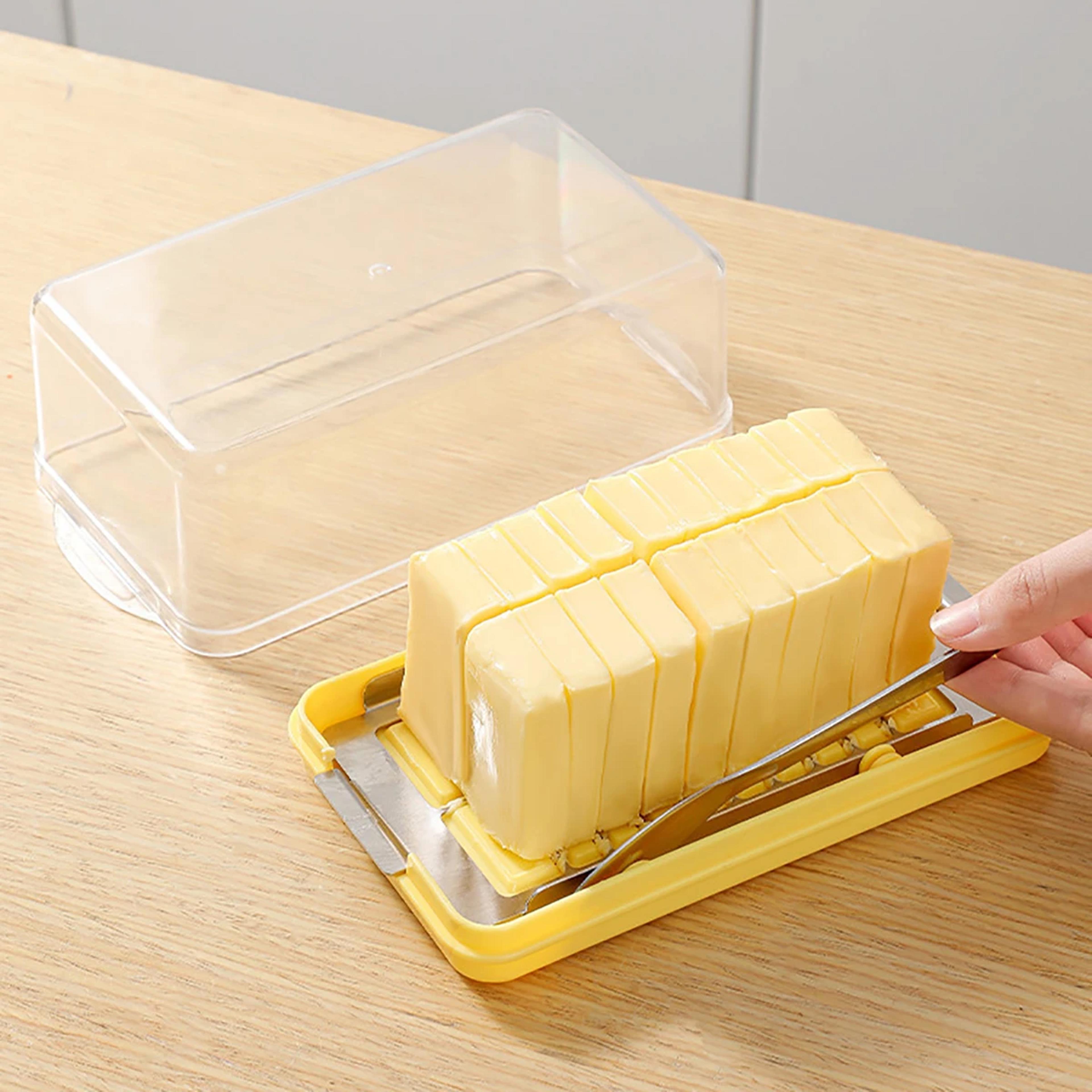 Frozen Butter Refrigerator Crisper Box New Cheese Butter Cutting Storage Container 4