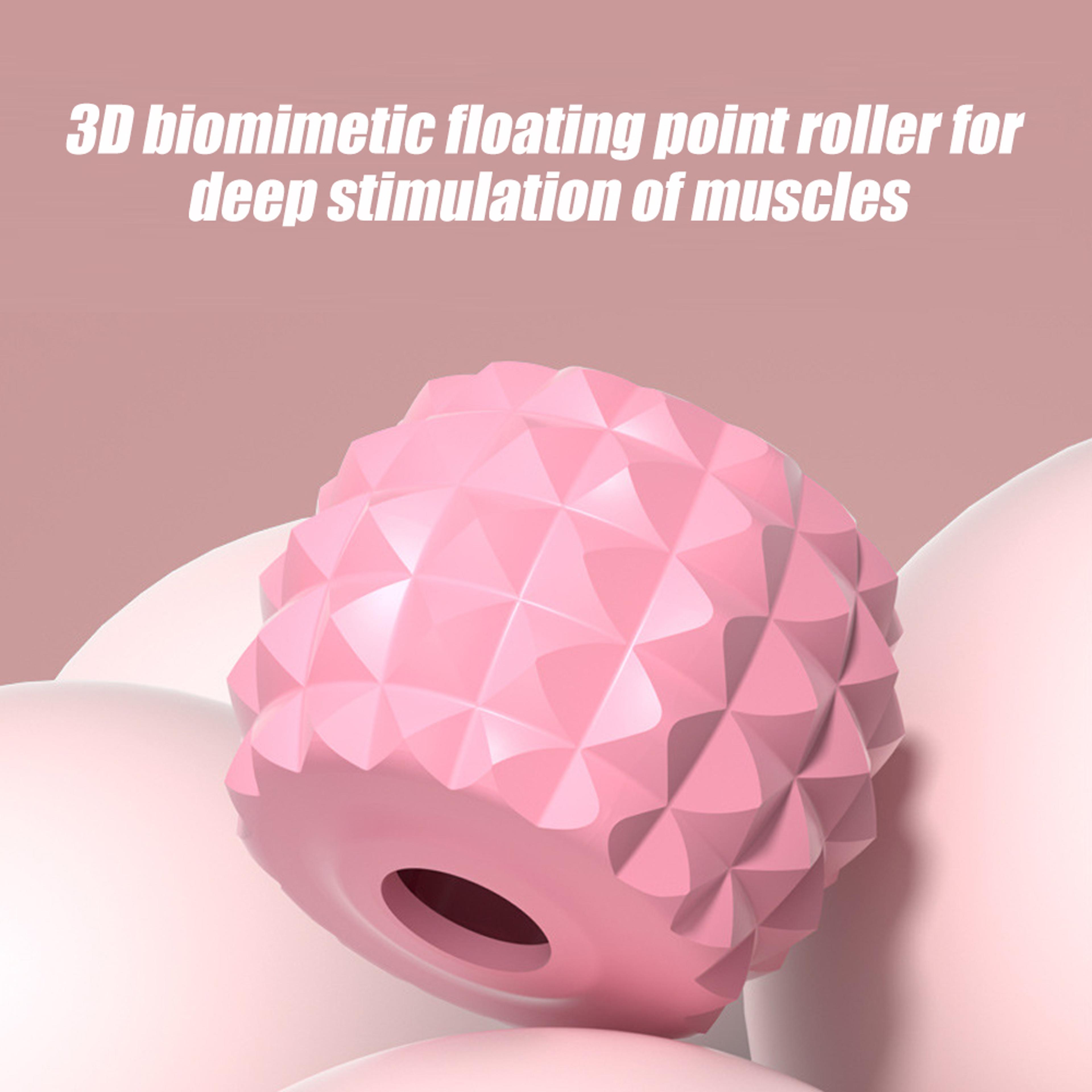 20 Wheel Cellulite Massage Hard Spiky Massage Ball Trigger Point Foam Roller Stick For Arms 1