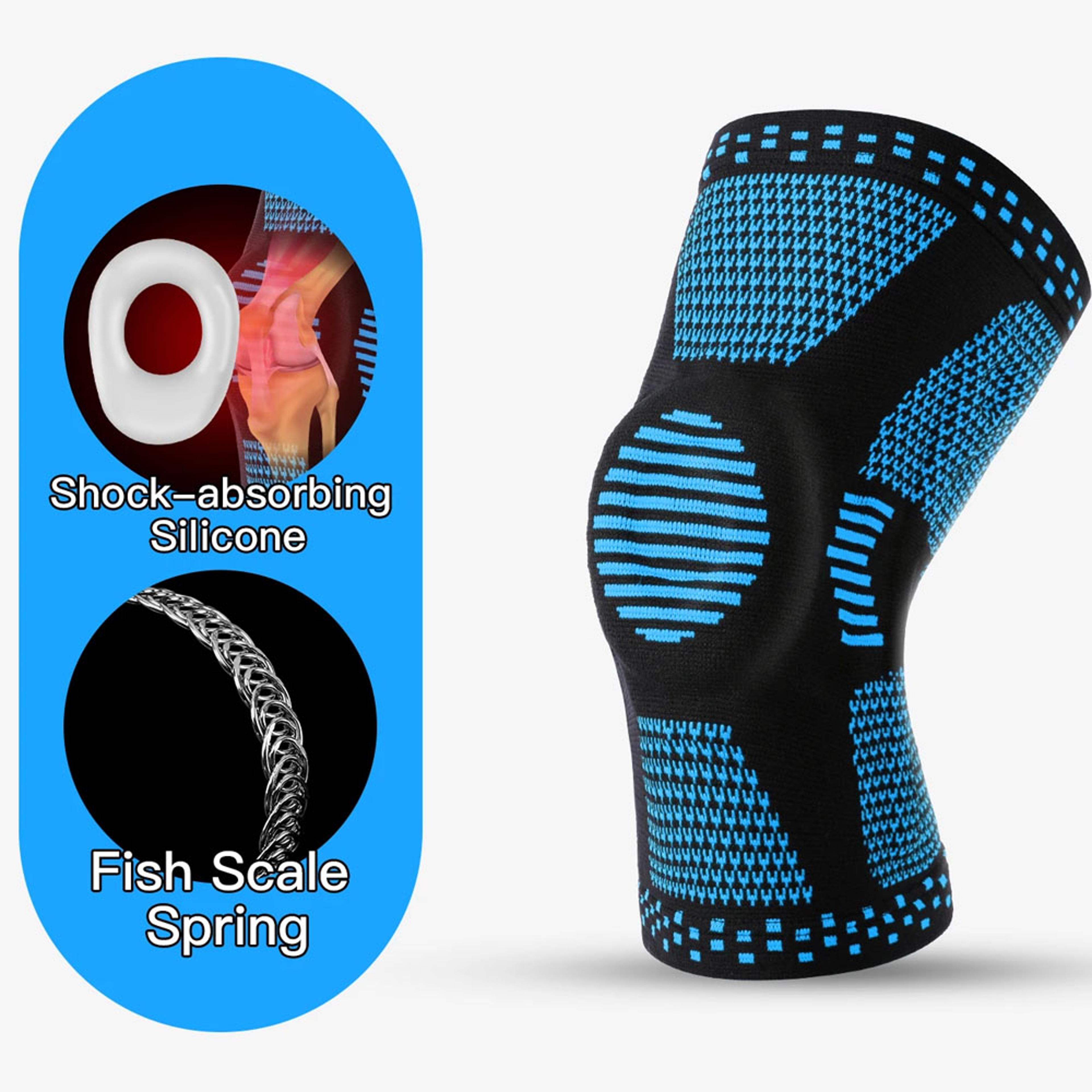 Adjustable Patella Knee Pads High Elastic Knee Support Brace Basketball Volleyball Safety Guard Str 6