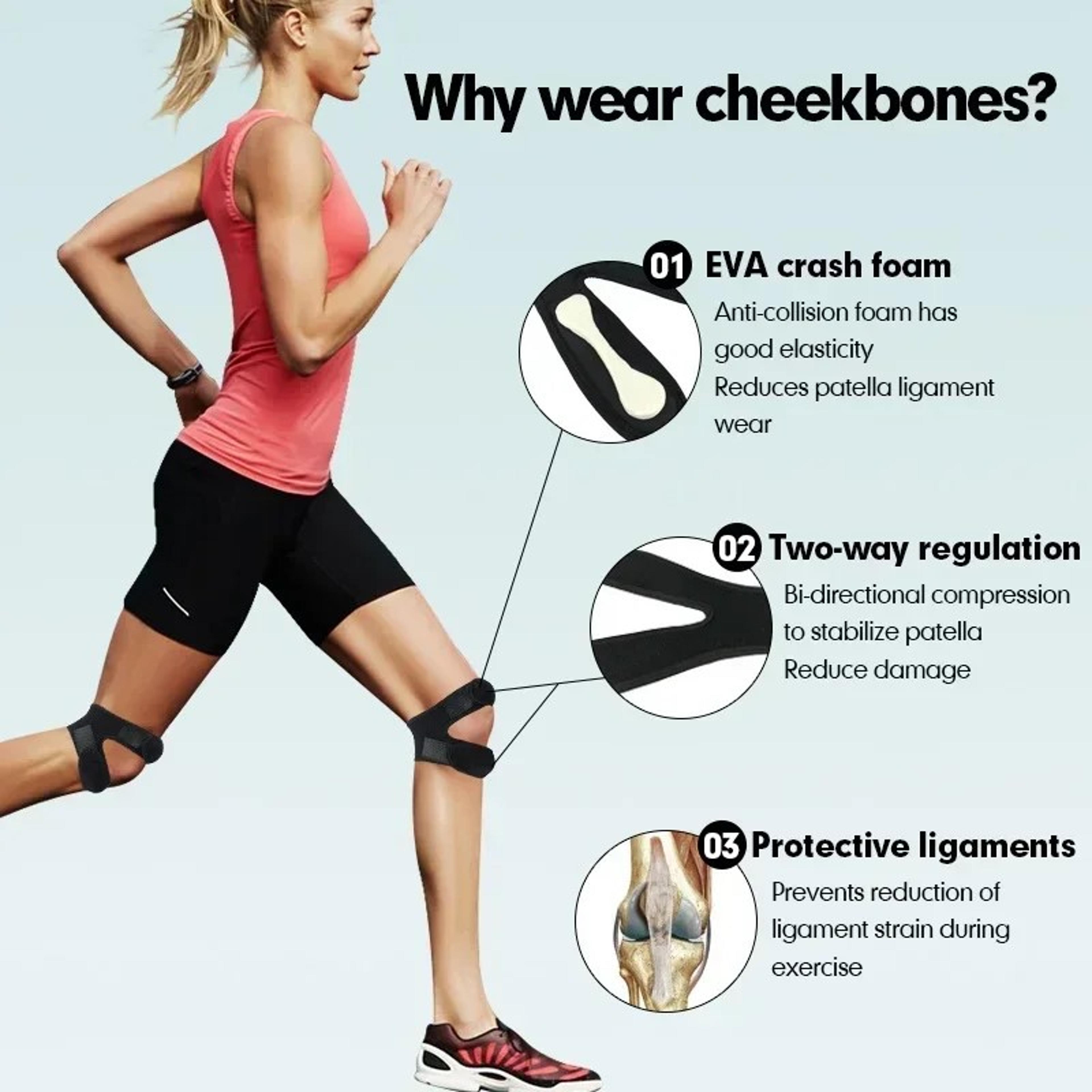 Compression Knee Support Sports Patellar Band Running Meniscus Protection Knee Band For Active Use 2