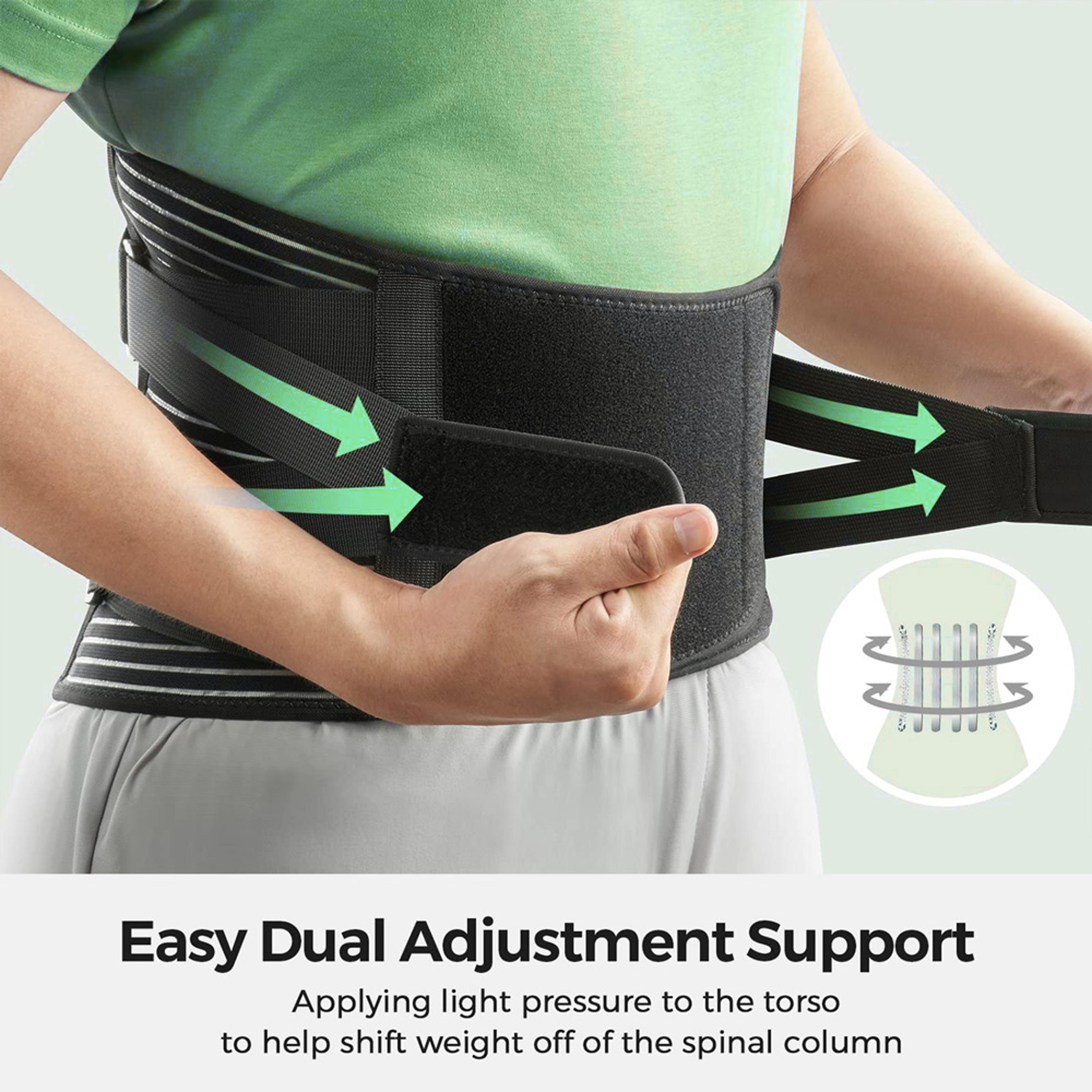 Work Lower Back Pain Relief Waist Belt Breathable Back Braces For Men And Women AntiSkid Lumbar Sup 1