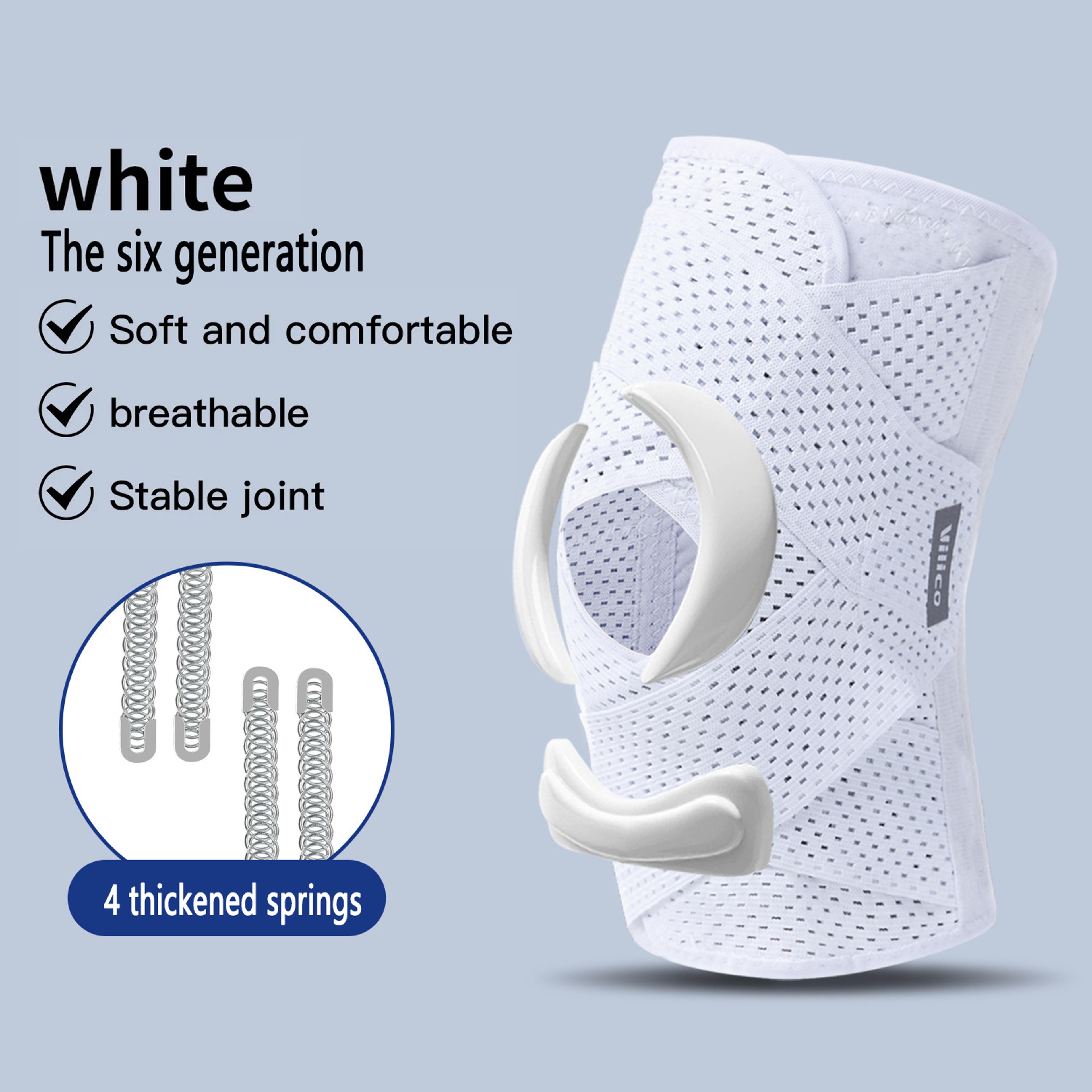 Breathable Mesh Adjustable Knee Brace With Side Stabilizers Meniscus Support For Running And Joint  6