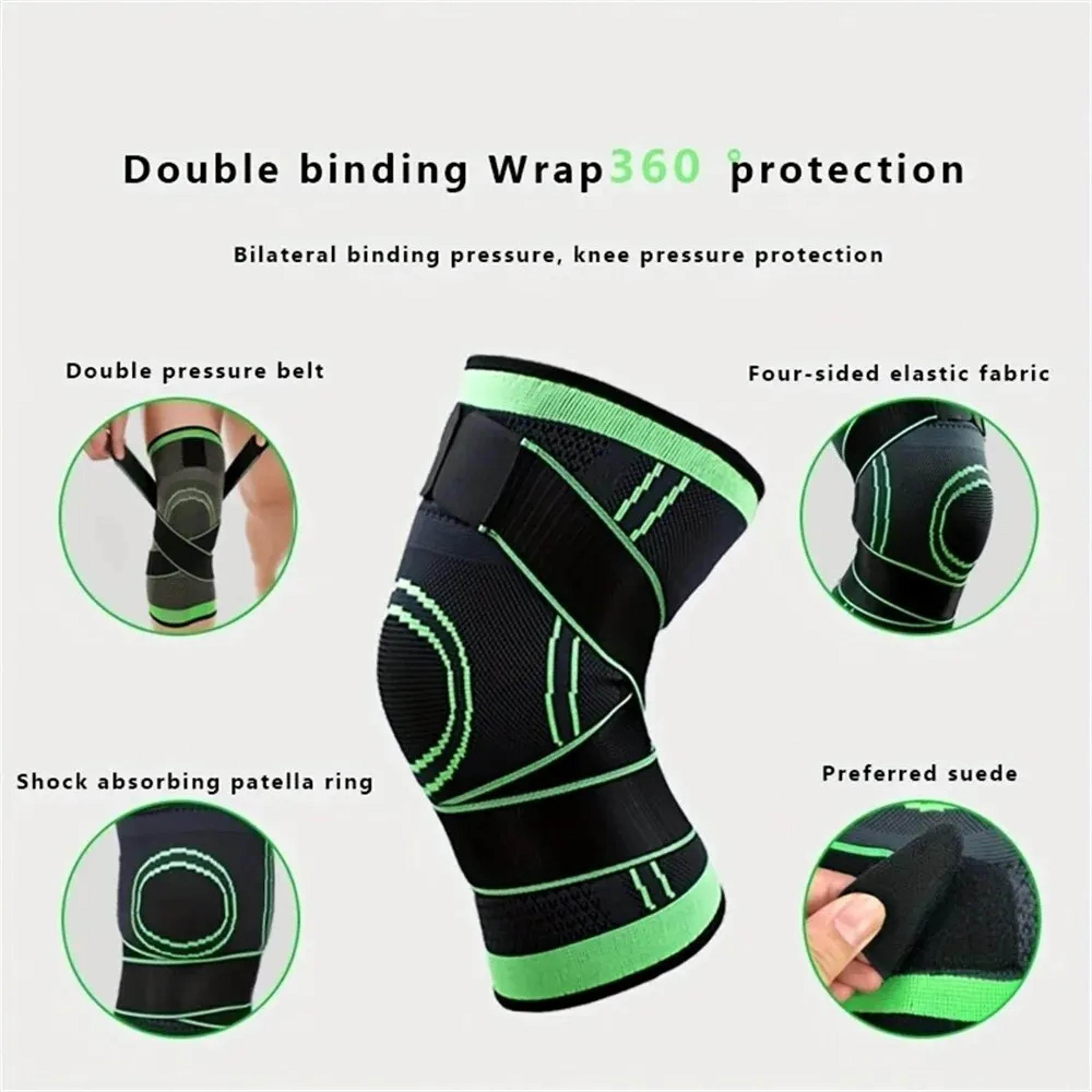 Elastic Knee Pad For Men Sports Brace Support For Fitness Basketball Volleyball Cycling Protector 2