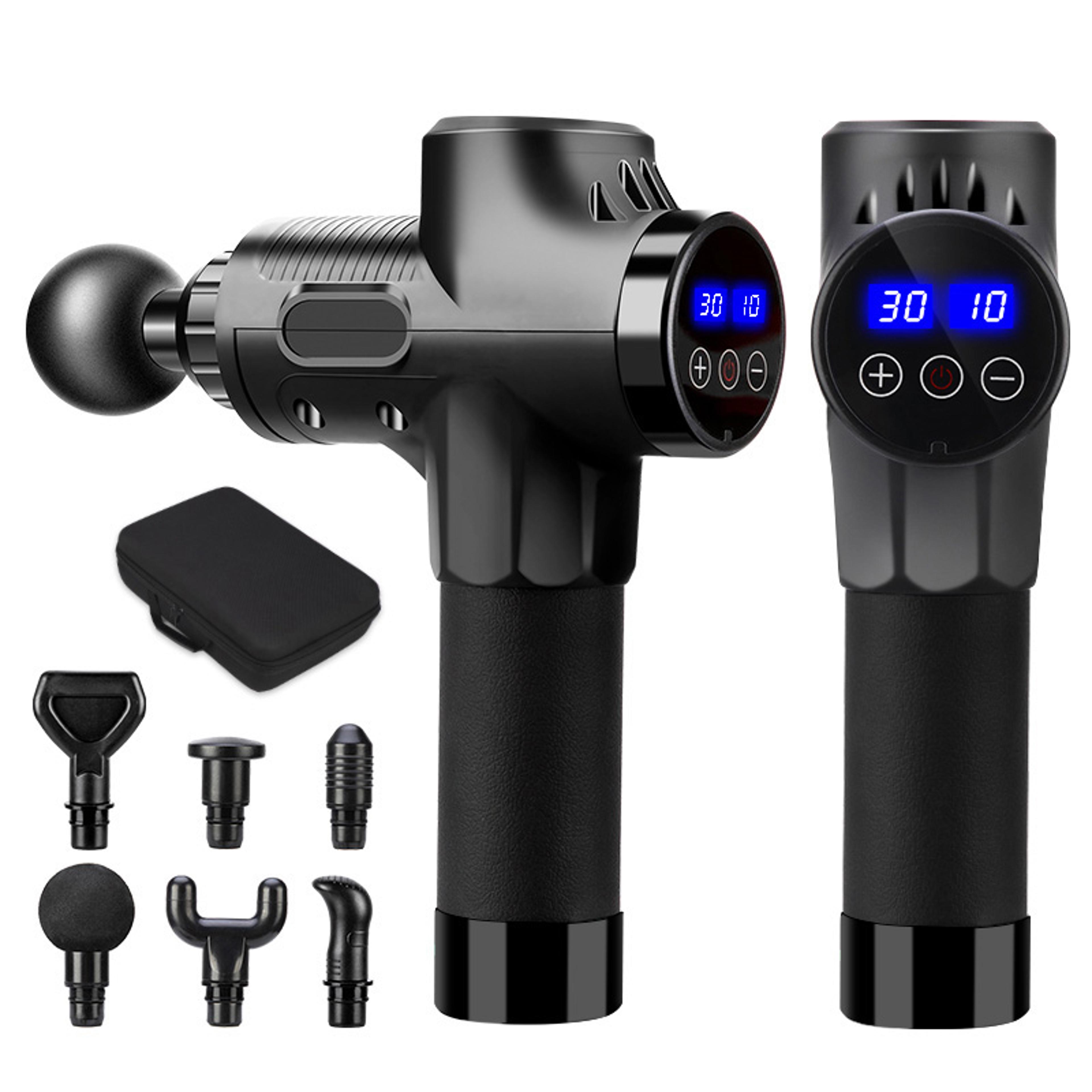Electric Percussion Fascial Massage Gun Pistol Massager For Deep Tissue Pain Relief Muscle Relaxati 0