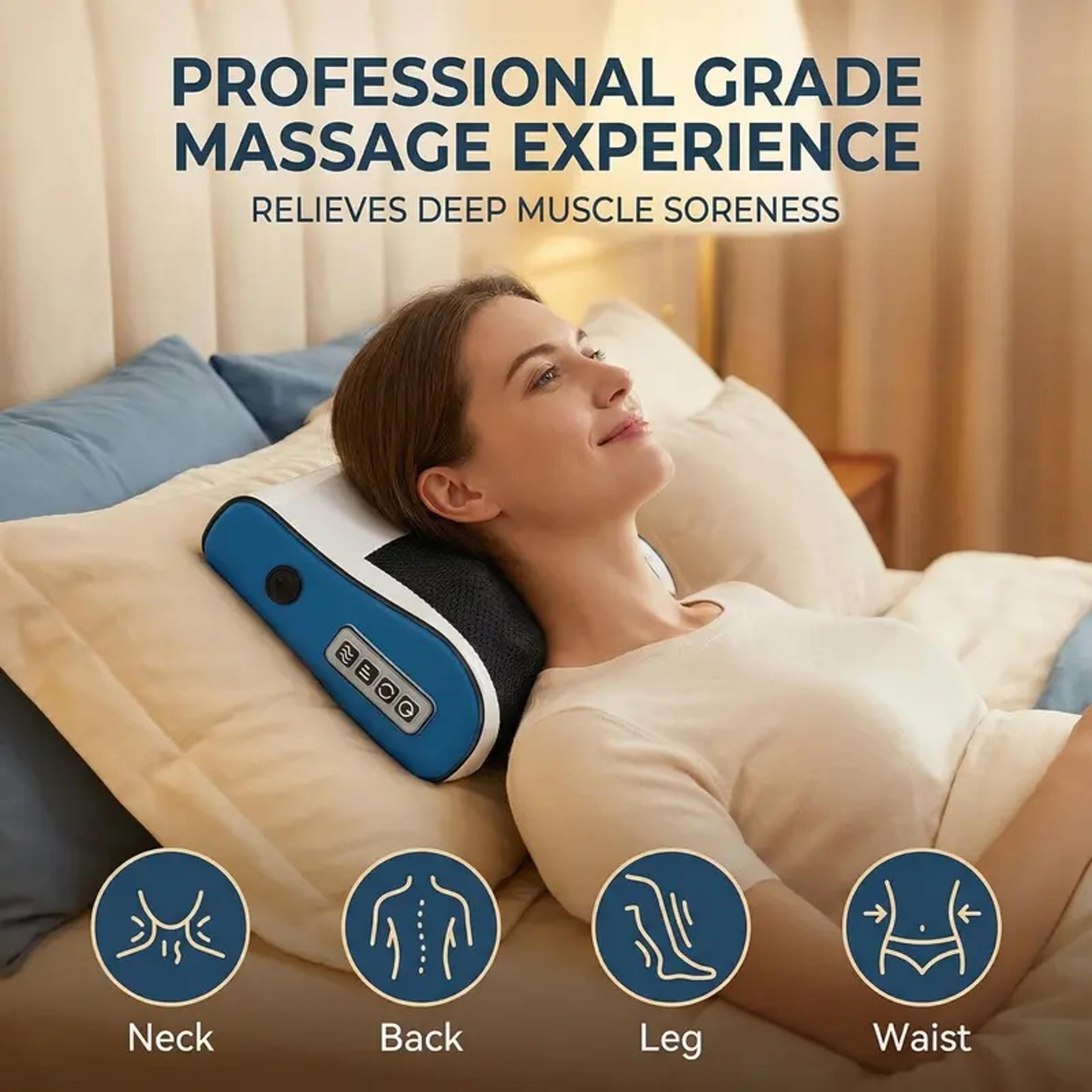 Household Neck And Back Kneading Tool Multi Functional Neck And Shoulder Massager With Adjustable H 0