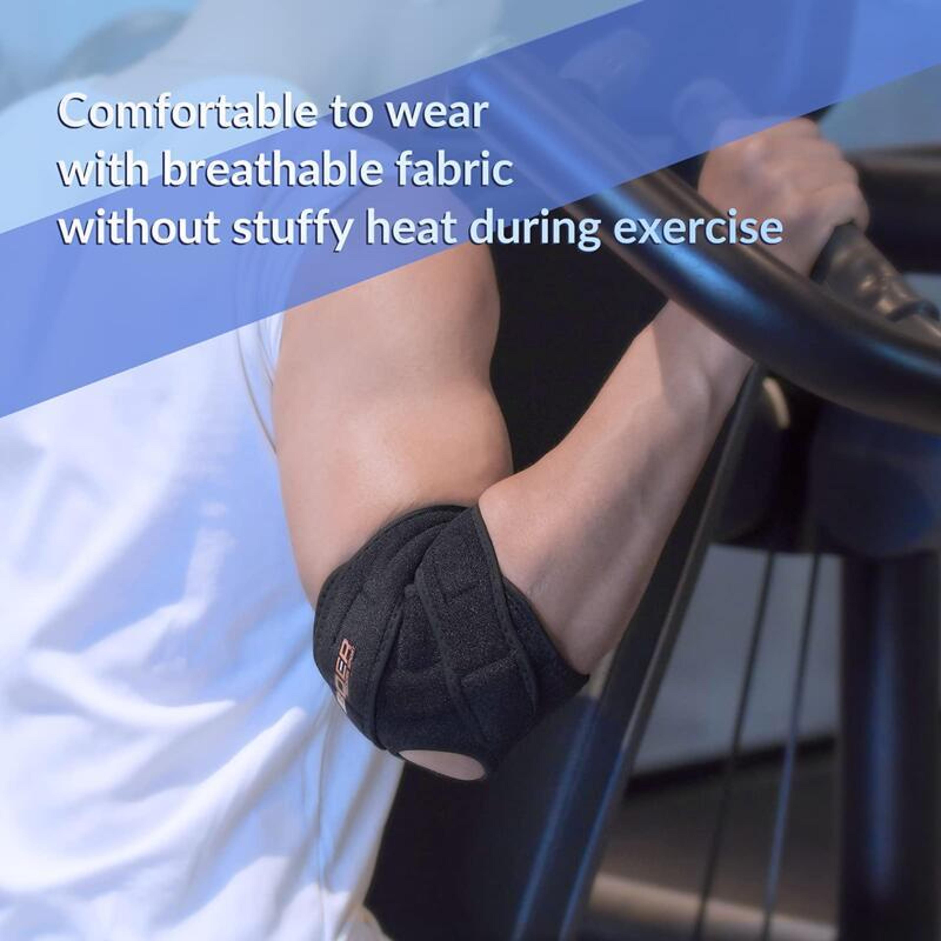 Elbow Support For Tendonitis Tennis Elbow Protector Compression Sleeve For Arthritis  Weight Liftin 3