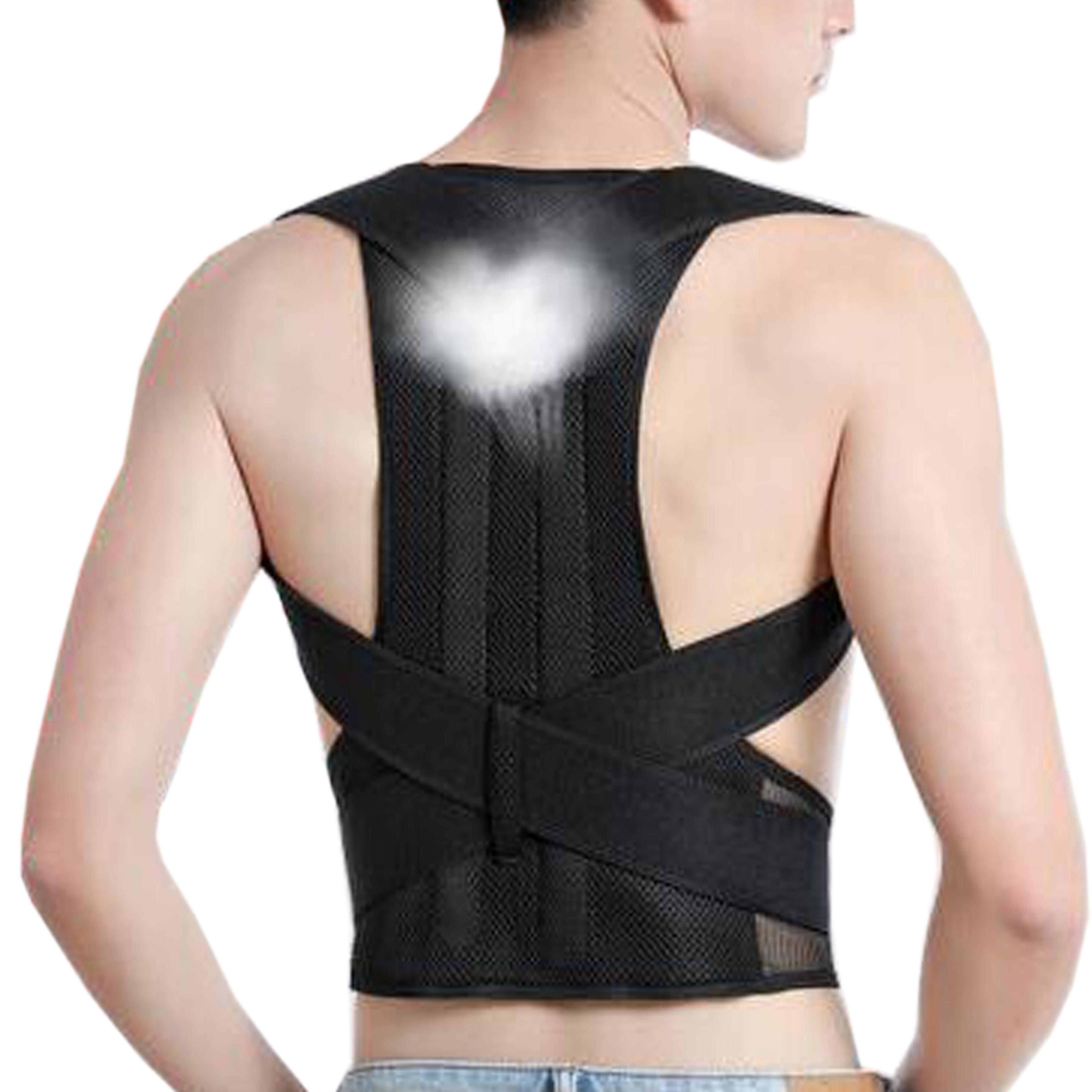 Posture Corrector With Medical Alloy Bar Neoprene Back Brace For Shoulder And Spine Support 1