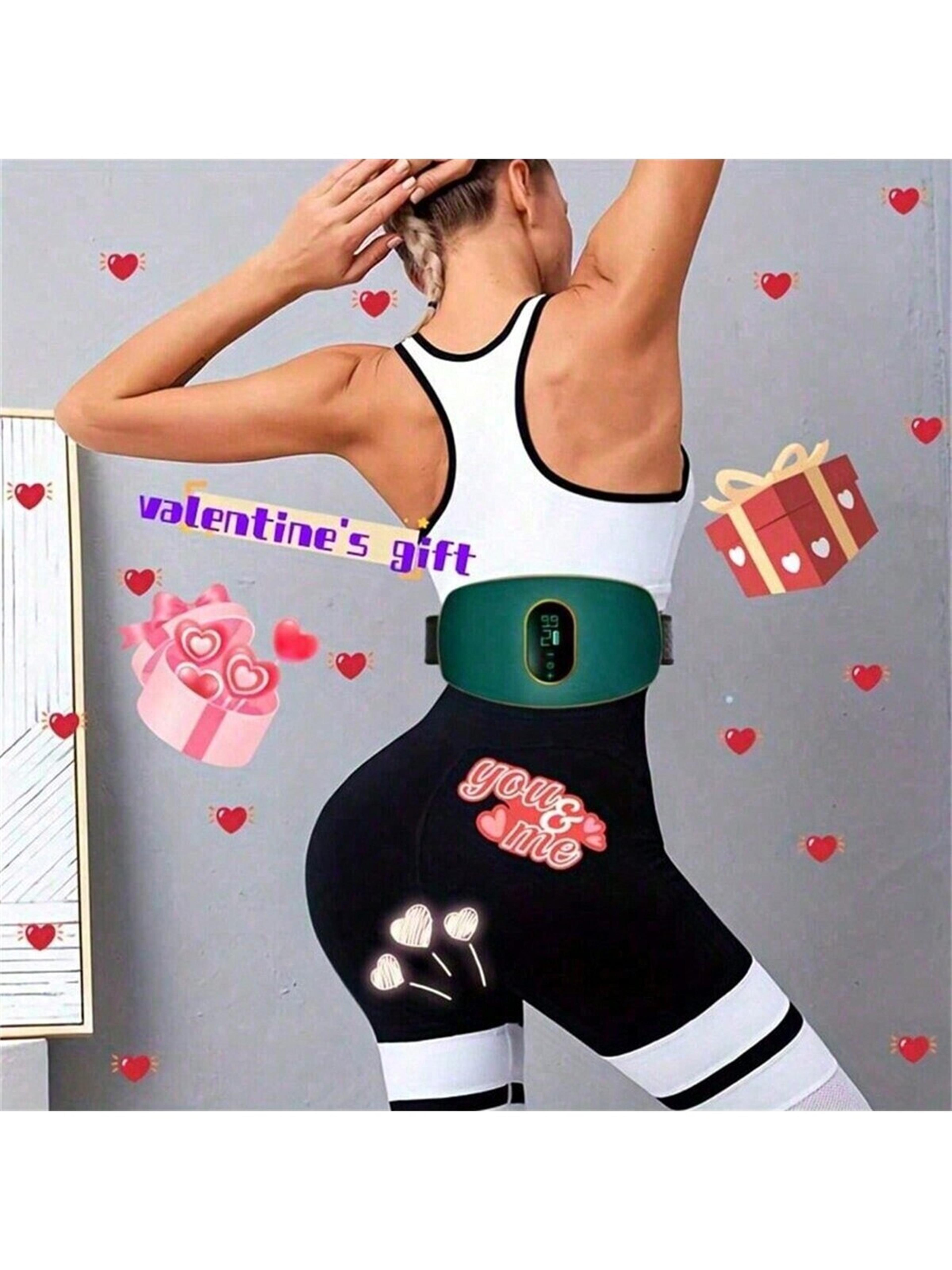 Intelligent Waist Massager Rechargeable Abdominal Massager Home Body Massage For Relaxation 2