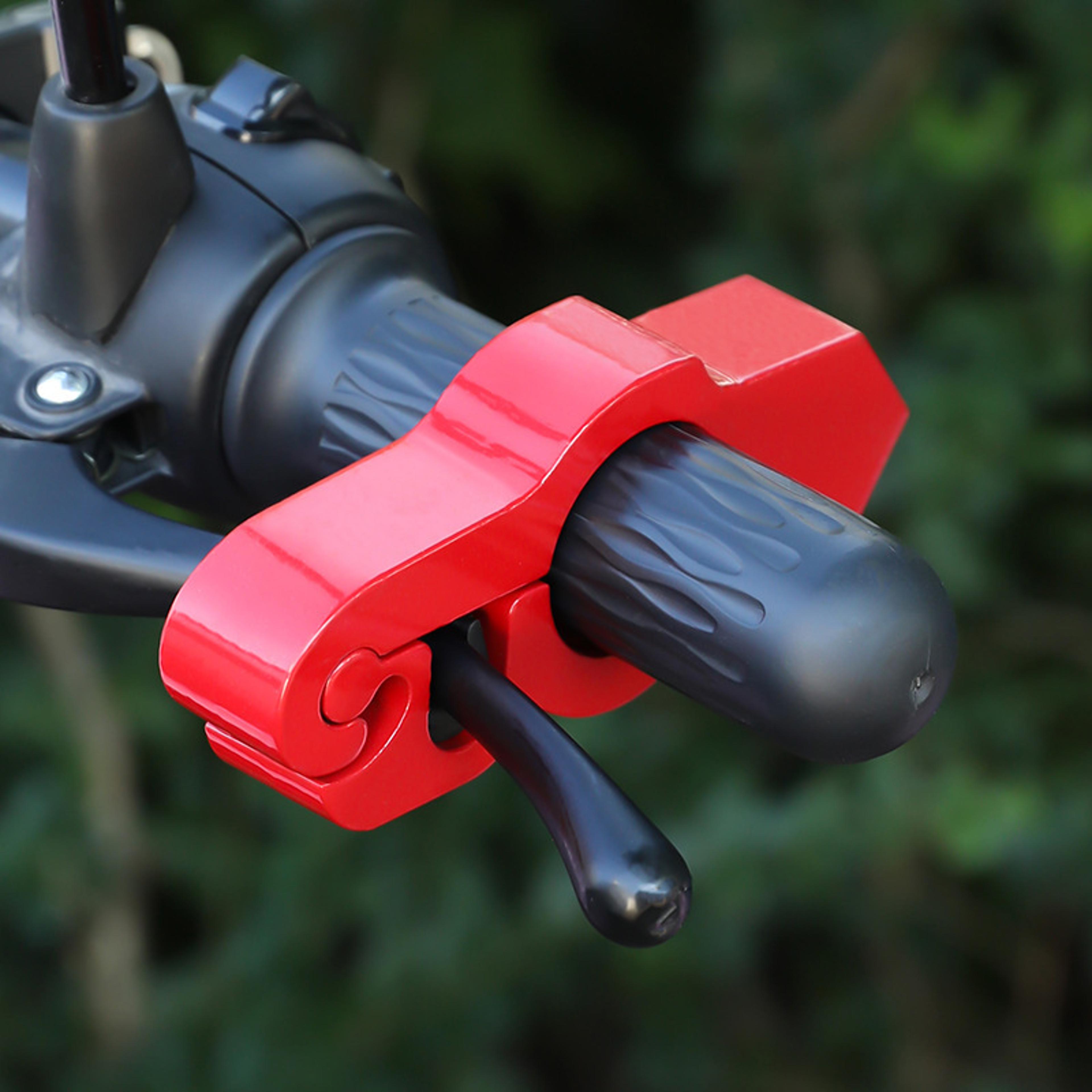 Motorcycle Lock For Throttle And Brake AntiTheft Heavy Duty Grip Lock 7