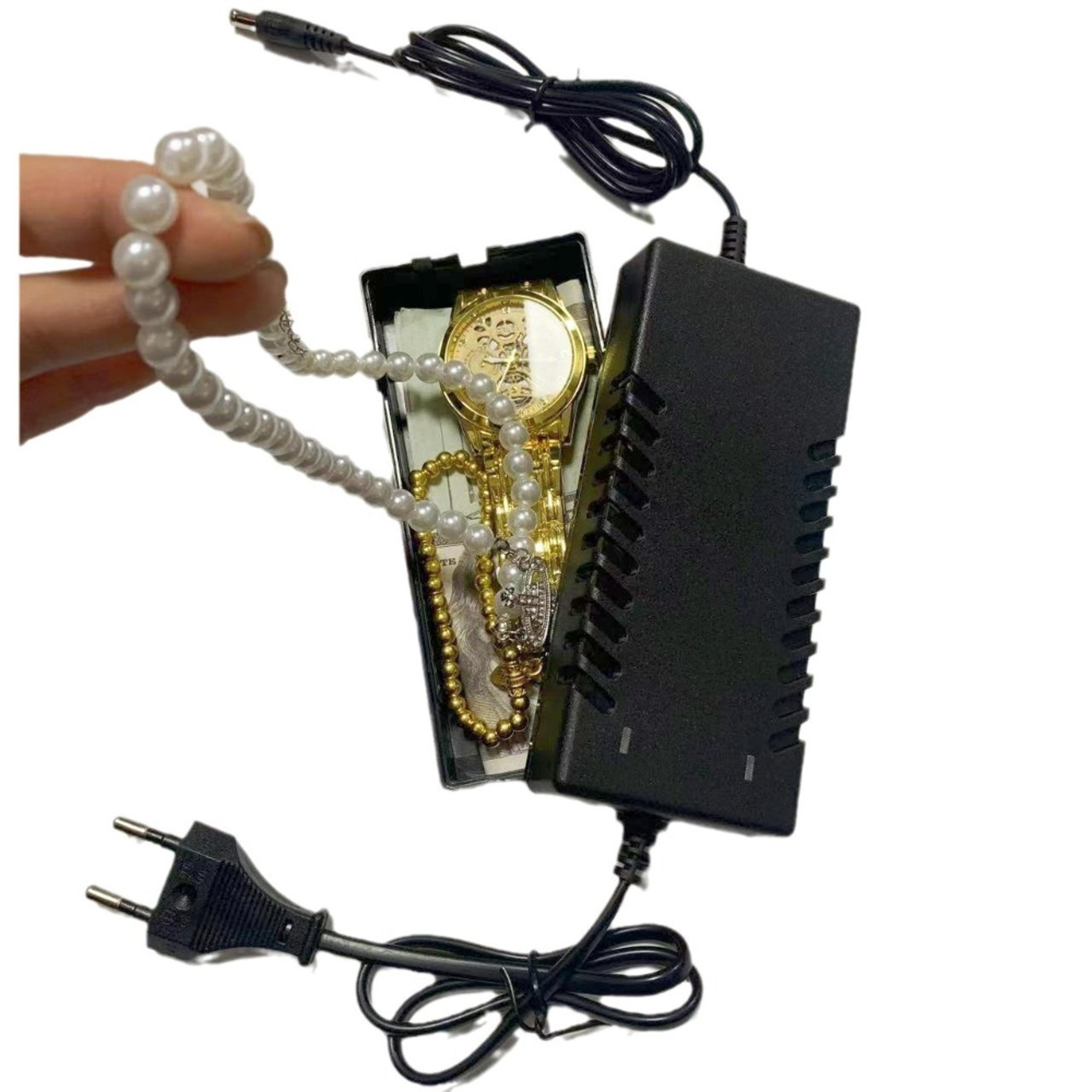 Secret Stash For Valuables Keys  Jewelry Fake Laptop Charger Hidden Storage Box 2
