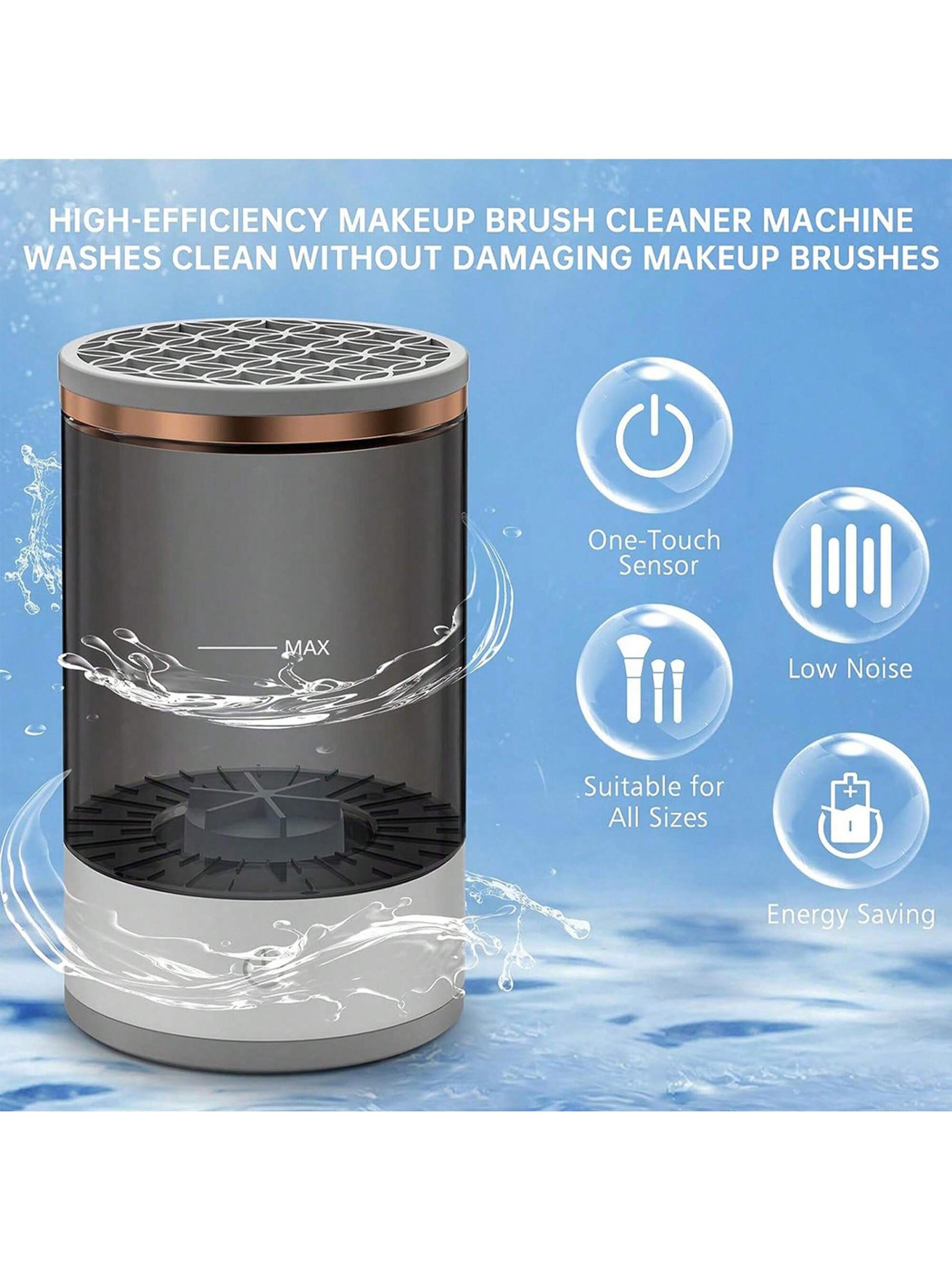 Electric Makeup Brush Cleaner Machine Quick Drying And Effortless Cleaning 3