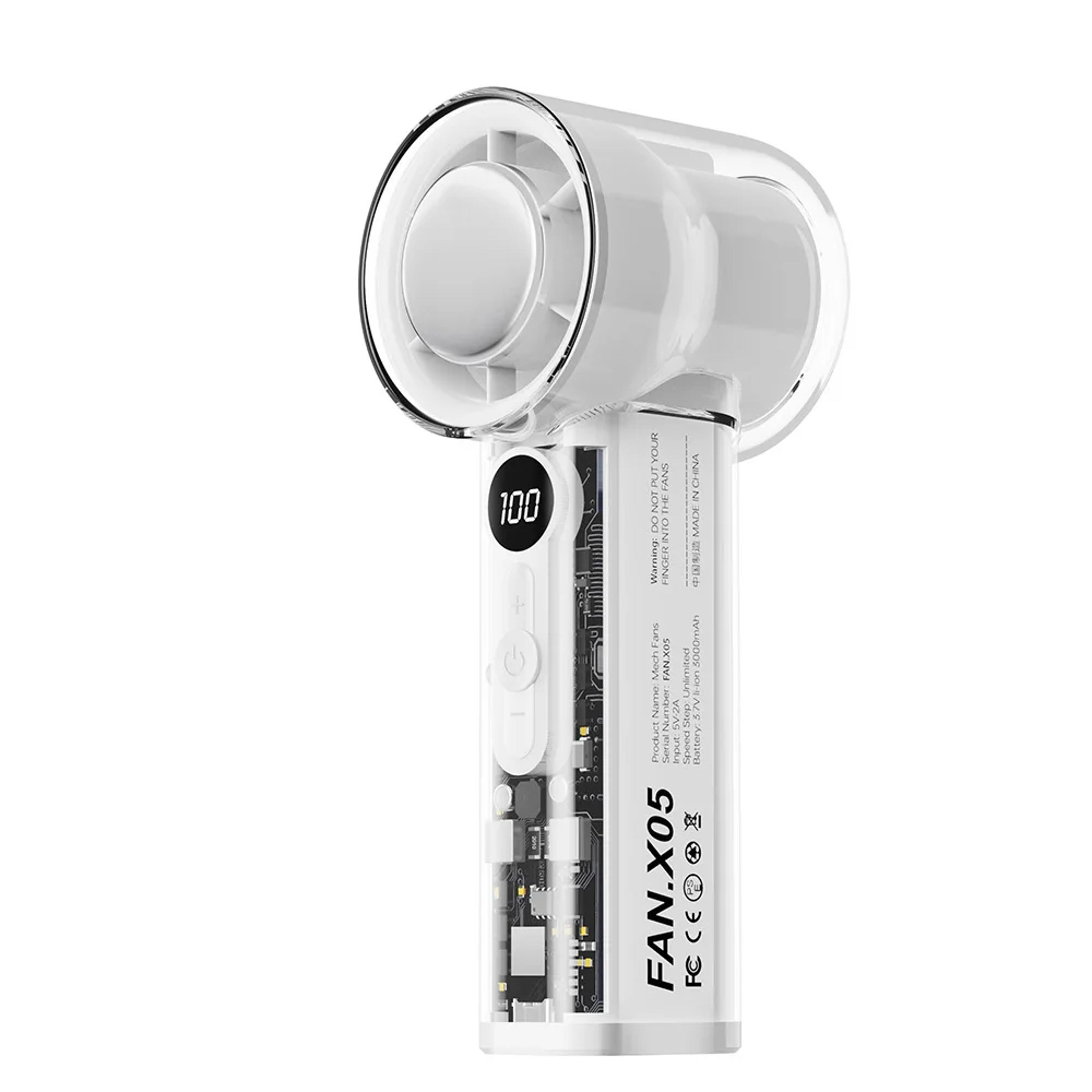 Highspeed Handheld Electric Fan USB Portable Rechargeable Outdoor Fan With Semiconductor Refrigerat 6