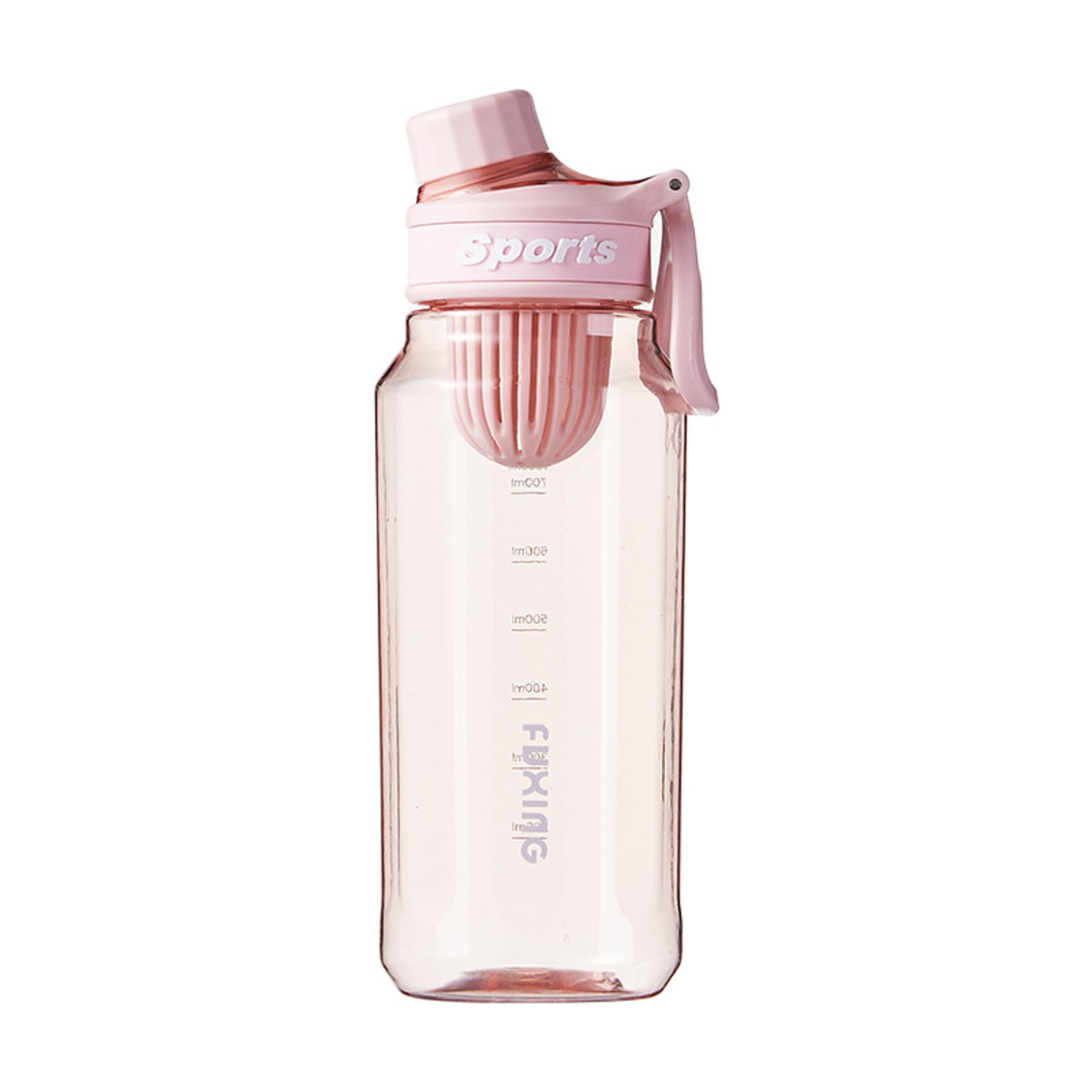 Travel Korea Portable Water Bottle With Scale Mark Simple Sports Drinkware With Lifting Handle 2