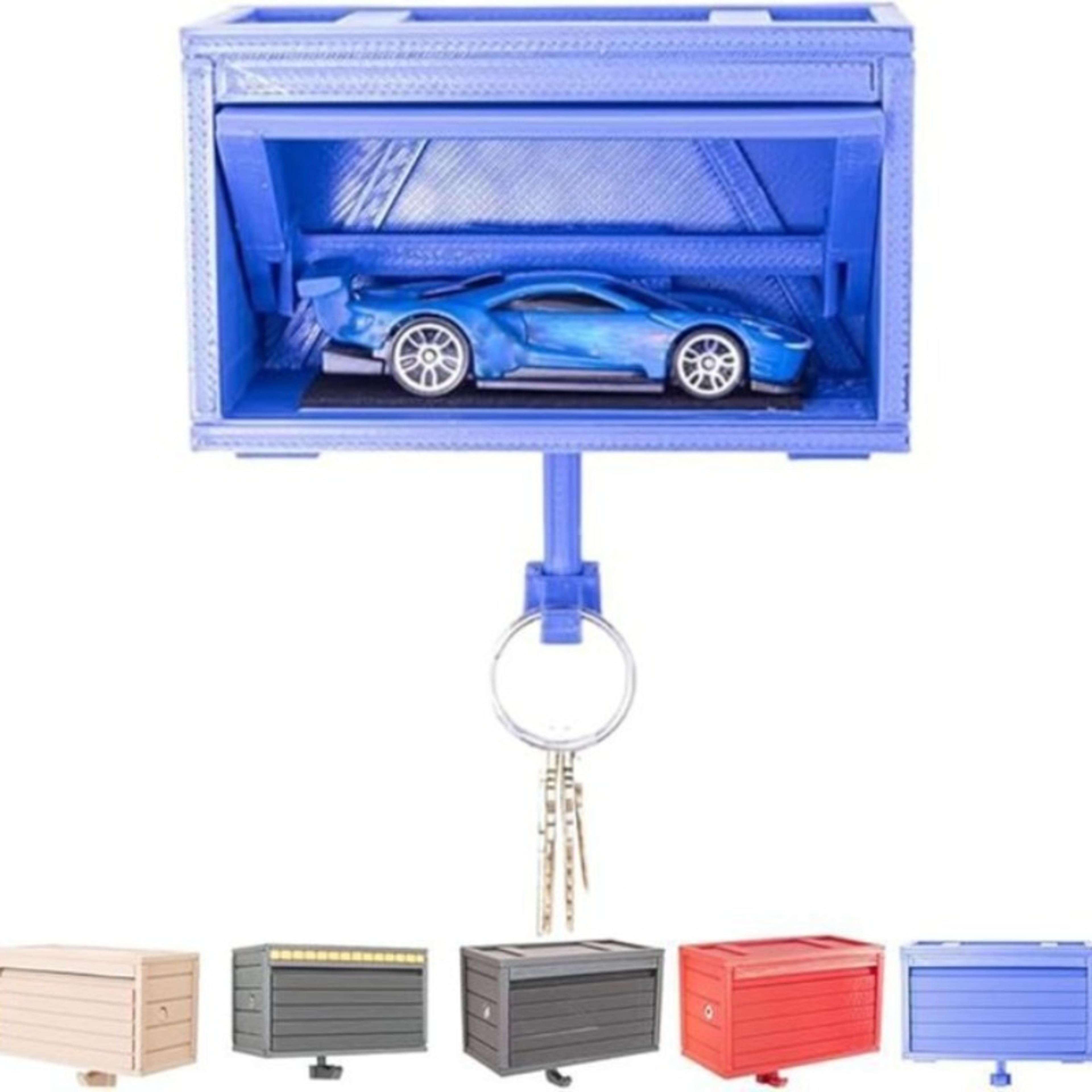 Switchable Key Holder Car Home Decoration New 3D Printed Garage Keychain Box 1